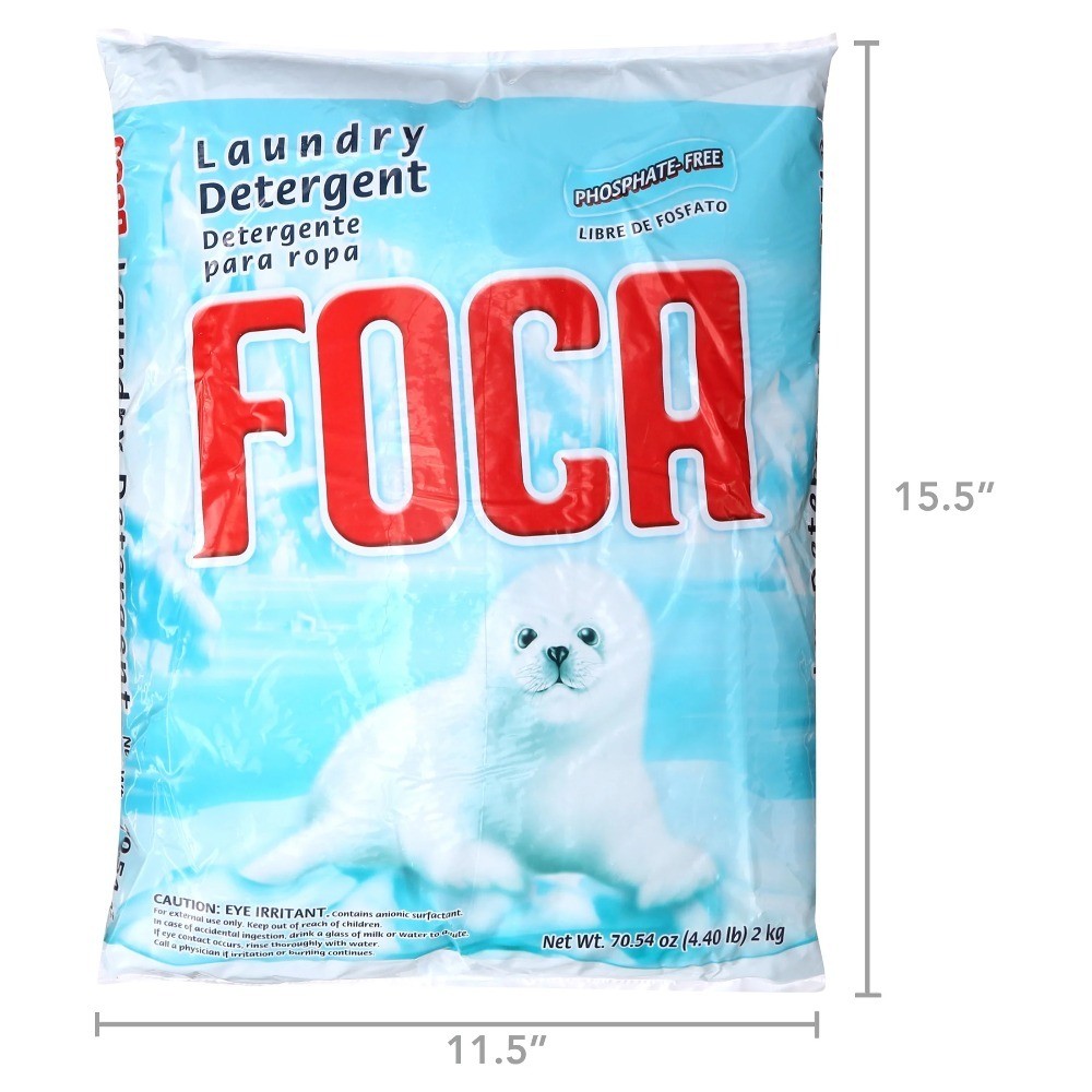 Powder Laundry Detergent Biodegradable Phosphate Free for All Ages Household Use