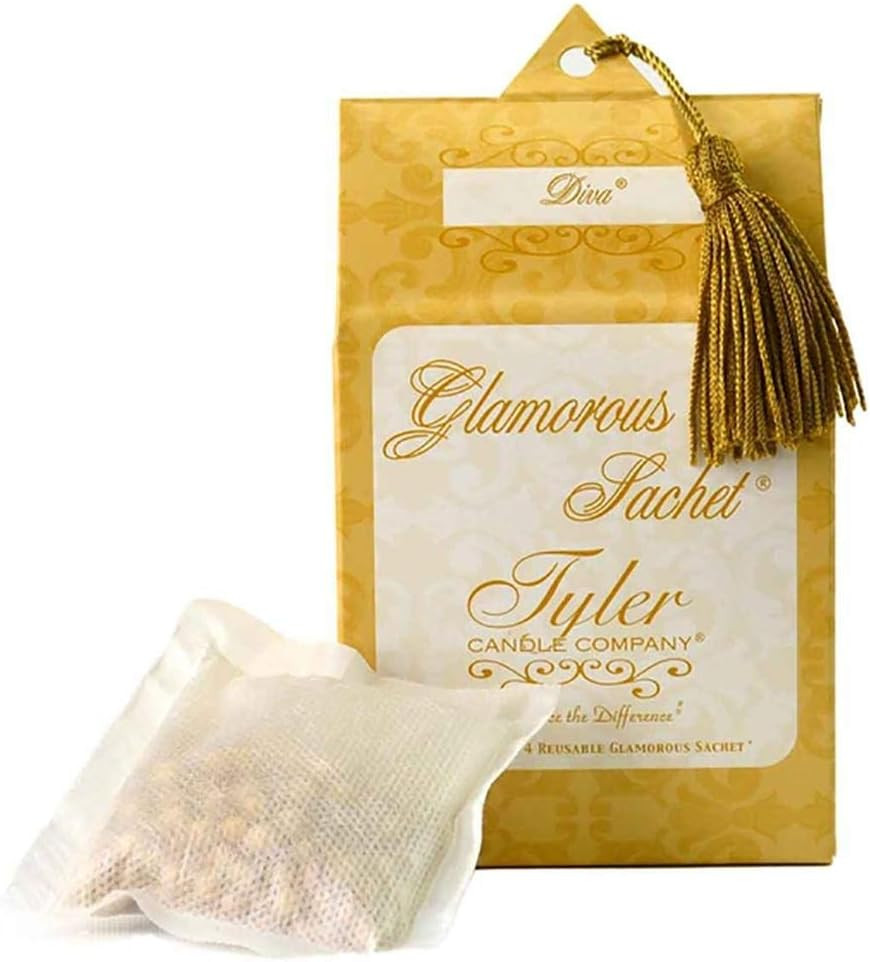 Tyler Candle Glamorous Wash Diva Laundry Detergent 32Oz W/Diva Sachets Bundle
