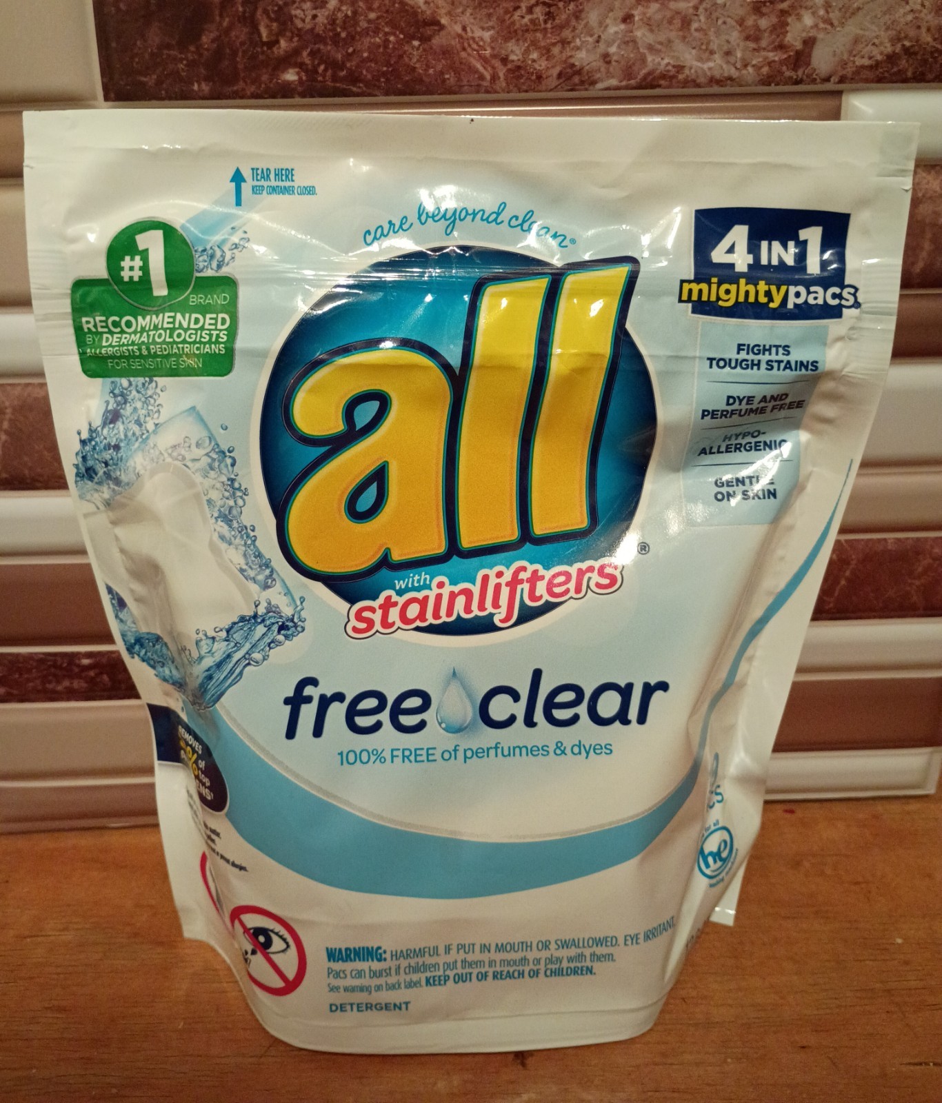 All Unscented Mighty Pacs Free Clear Laundry Detergent Pods
