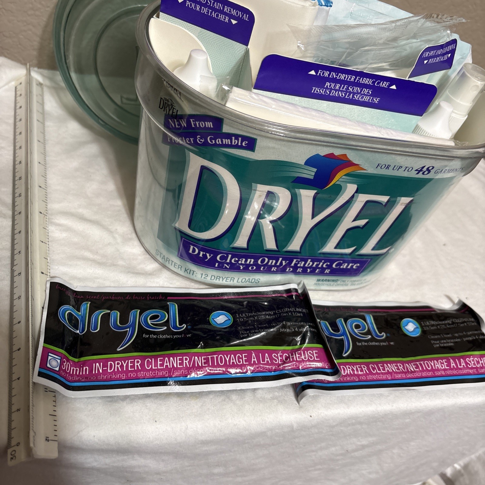 Dryel At Home Dry Cleaner Only Fabric Care in Your Dryer 12 loads 48 Garments