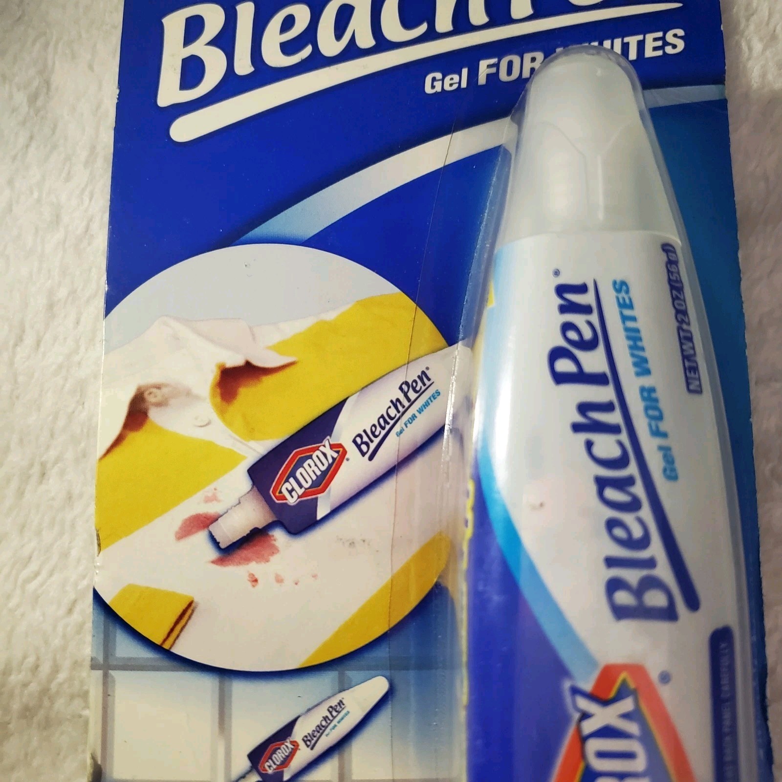 Clorox Bleach Pen Gel For Whites Dual Tipped 2 Oz Laundry Household Discontinued