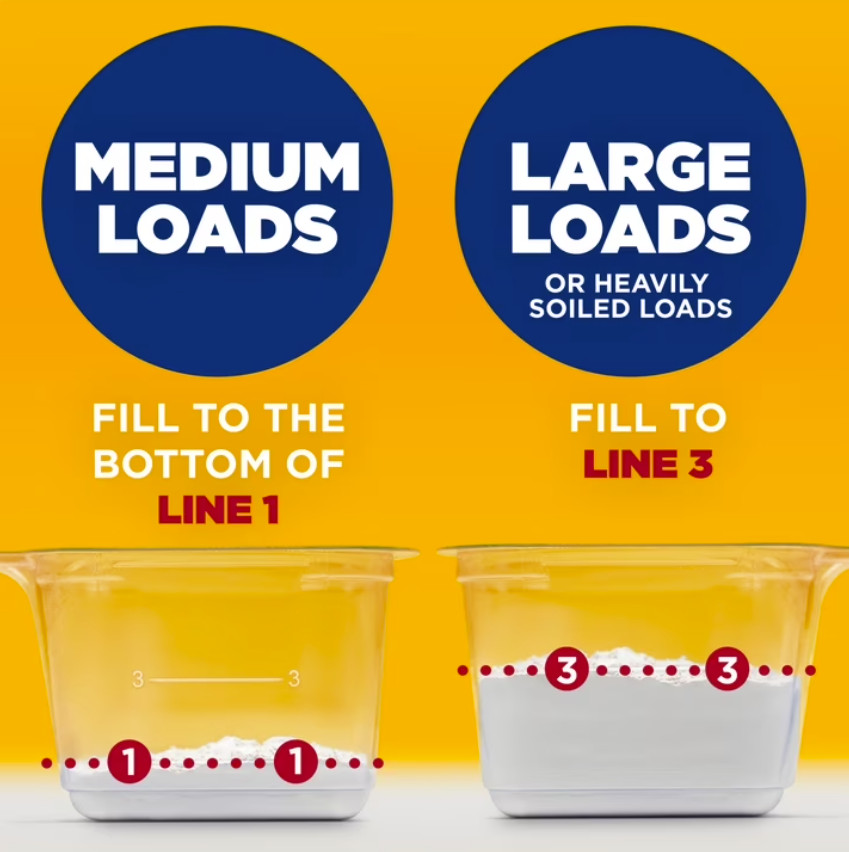 (3 Pack) ARM & HAMMER Powder Laundry Detergent, Alpine Clean, 9.56 lb, 155 Loads