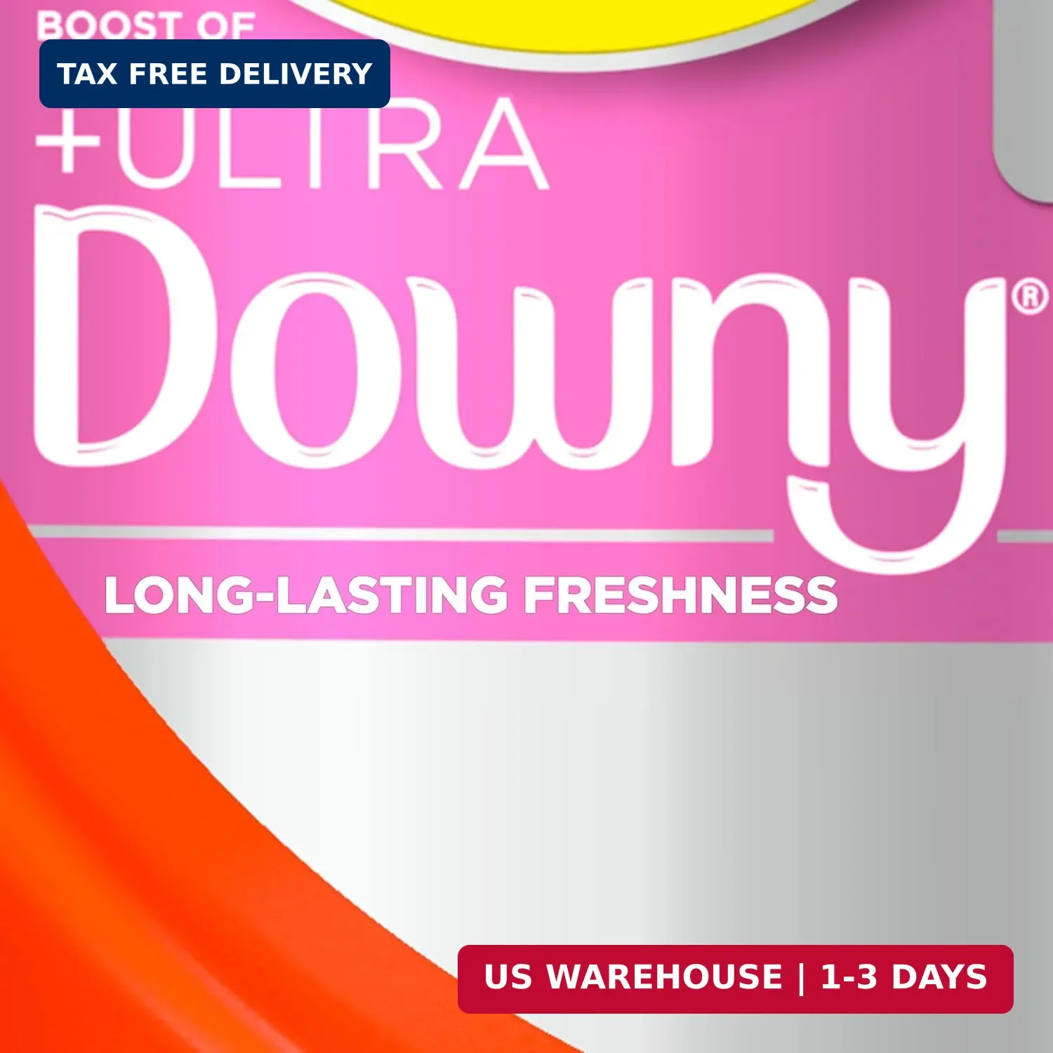 Tide Plus Boost of Ultra Downy Liquid Laundry Detergent, April Fresh Scent, 132