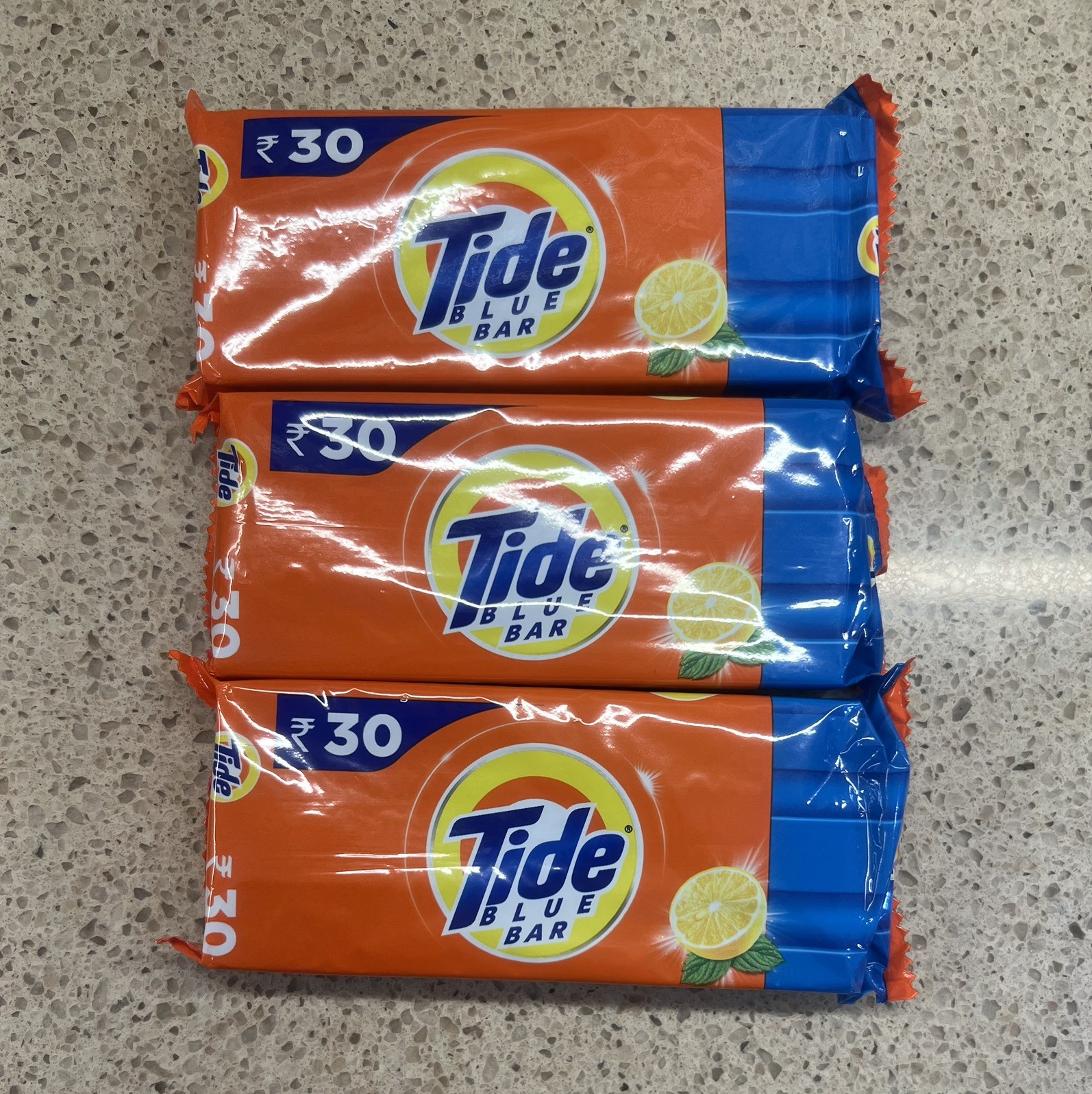 3 TIDE BIG BAR New DEEP CLEAN FOR CUFF COLLAR & UNDERARM 250g Laundry Detergent