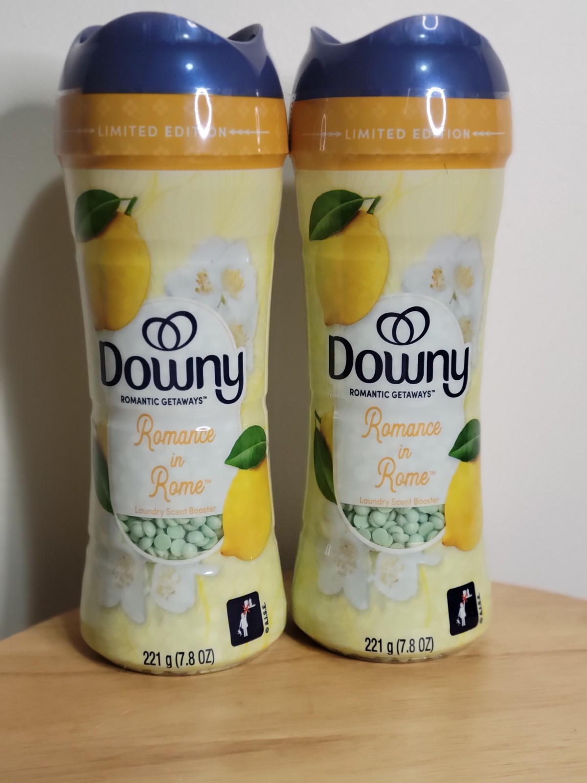 Downy ROMANCE IN ROME Laundry Scent Booster Bead Set 2 RARE HTF Limited Edition