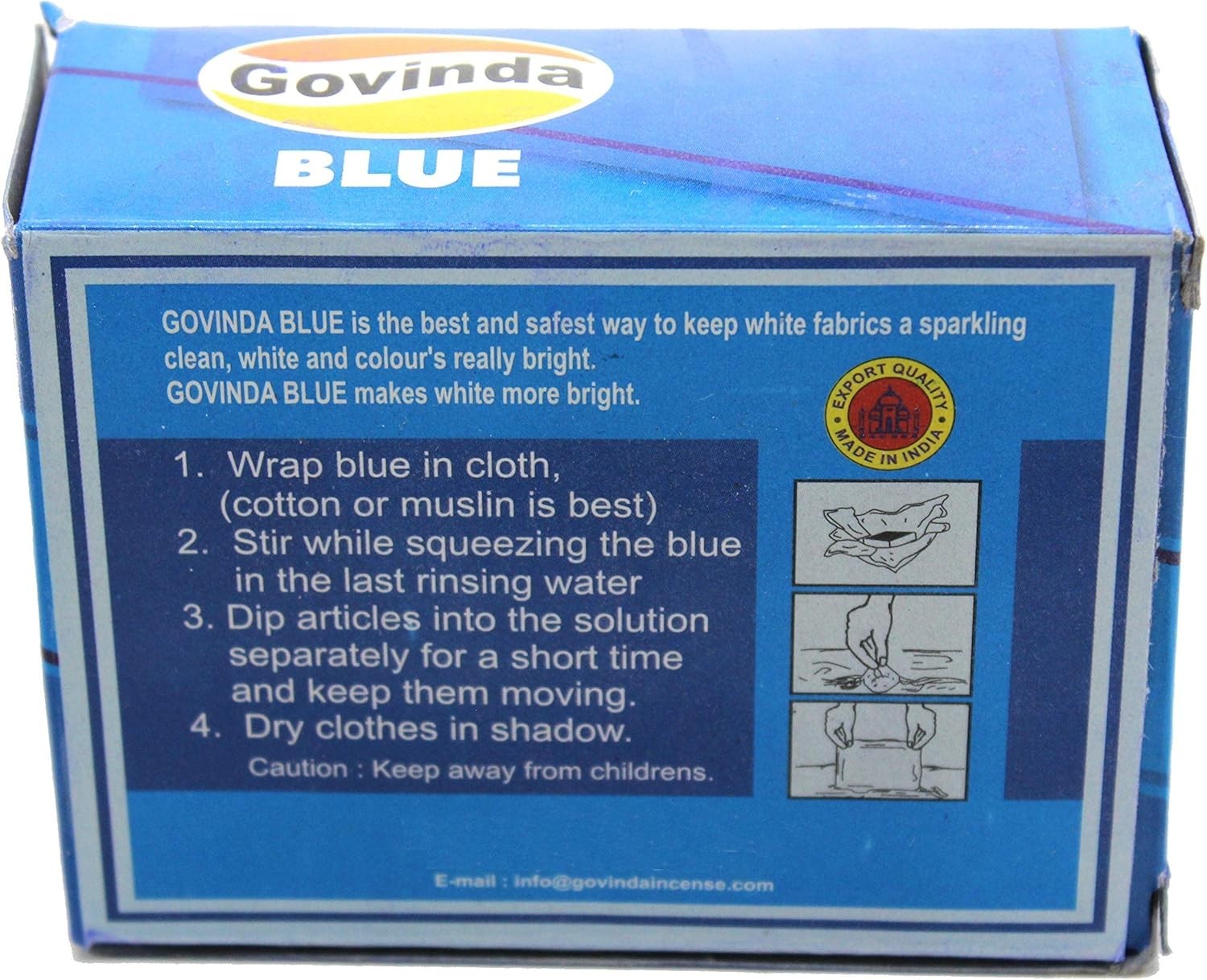 Anil Blue Squares Box of 48 Pieces