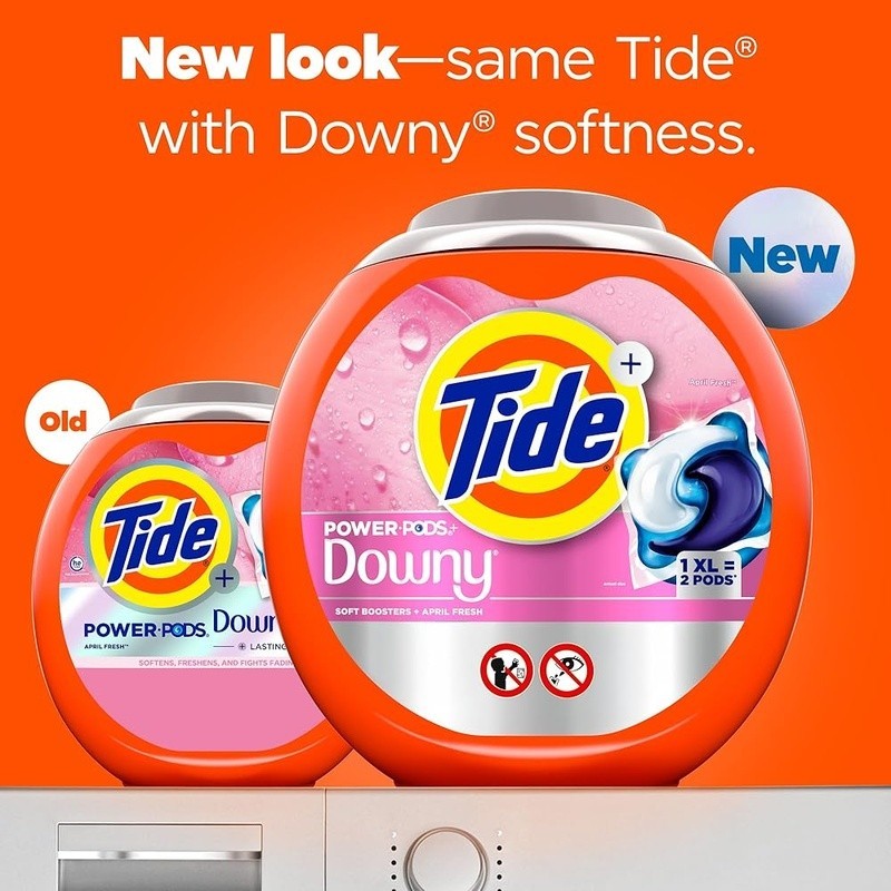Power Pods Laundry Detergent Pacs Stain Remover Fabric Softener Fresh Clean New