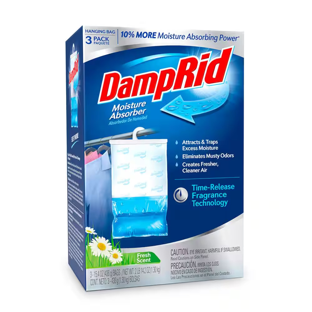 15.4 Oz Hanging Moisture Absorber, Pack of 3, Fresh Scent