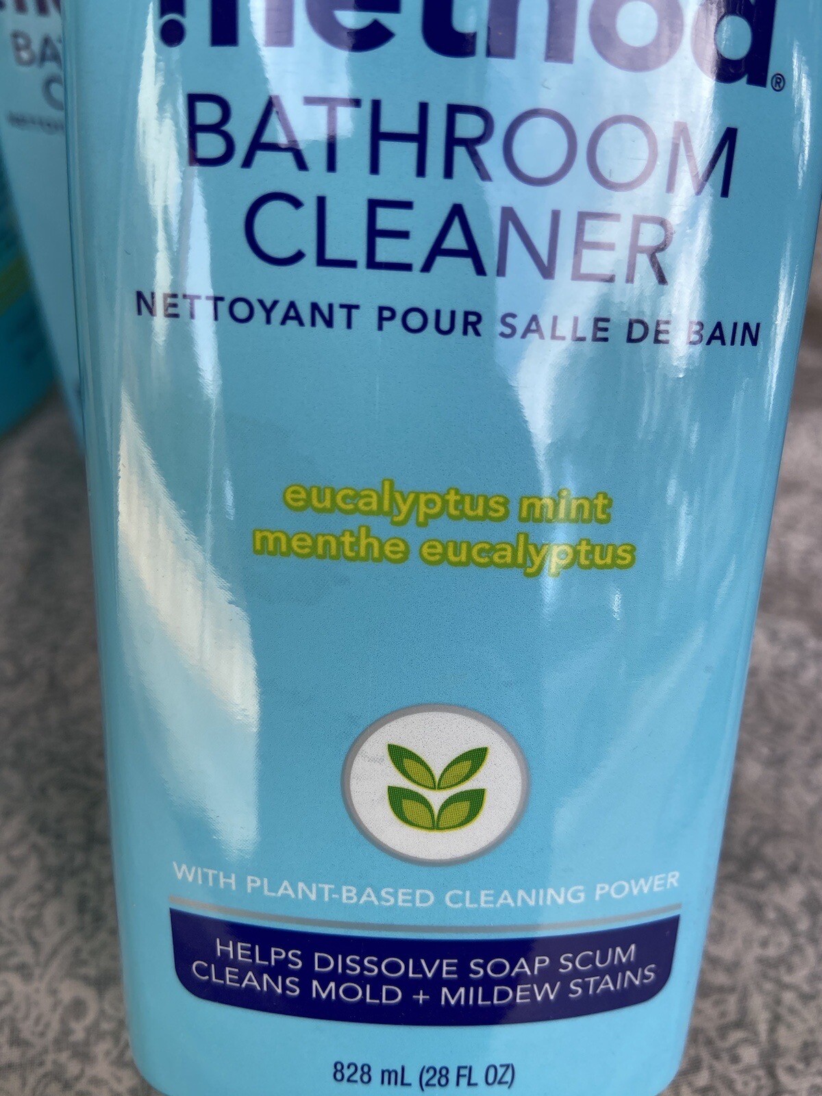 Method Bathroom Tub & Tile Cleaner, Eucalyptus Mint, 28 oz (Pack of 4) New
