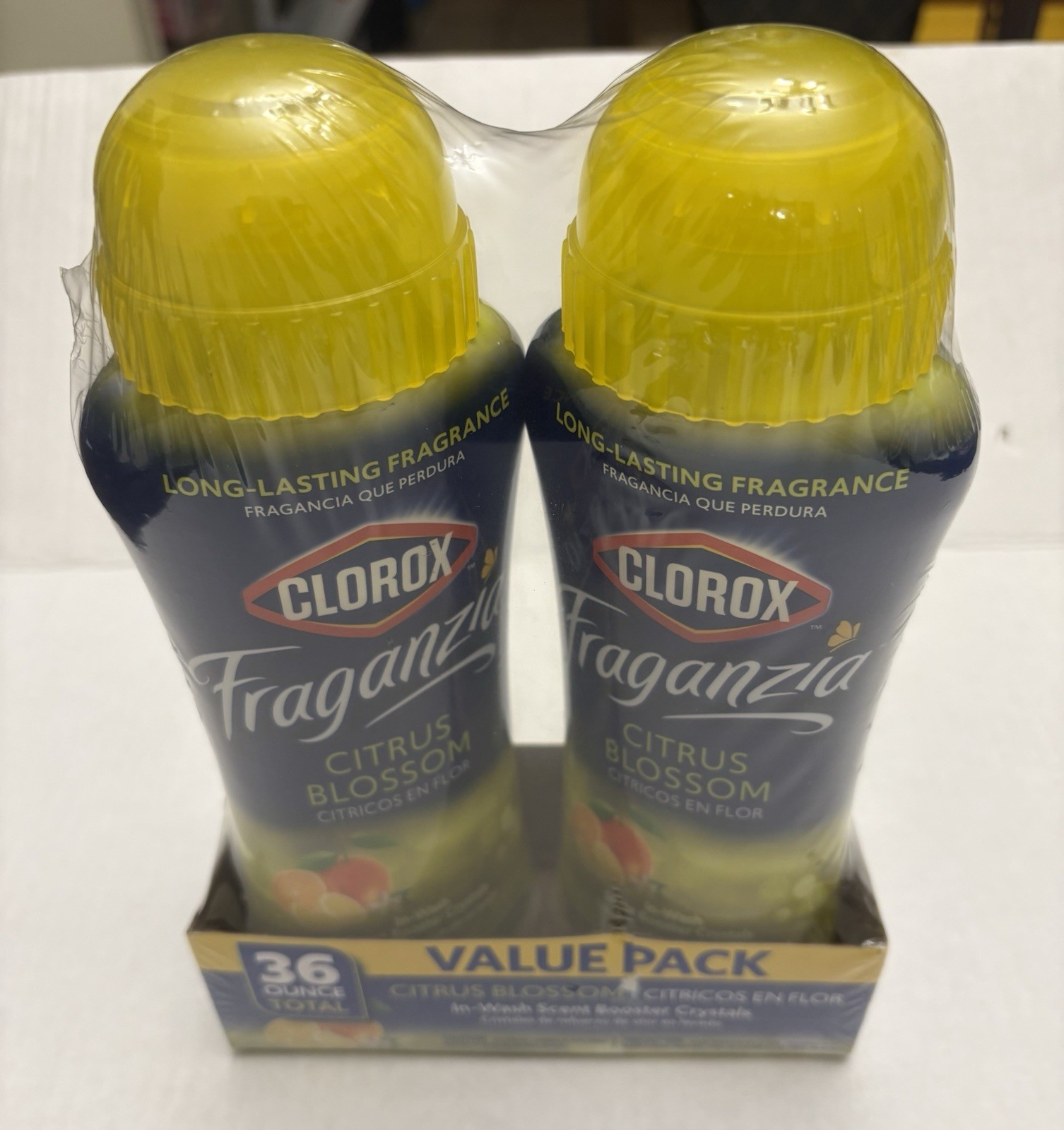 Clorox Fraganzia In Wash Scent Booster Crystals Citrus Blossom 36Oz Total 2 Pack