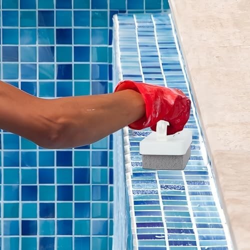 HandHeld Pumice Stones for Pool Cleaning, Spa Tile, Grout & Concrete 6 PCS