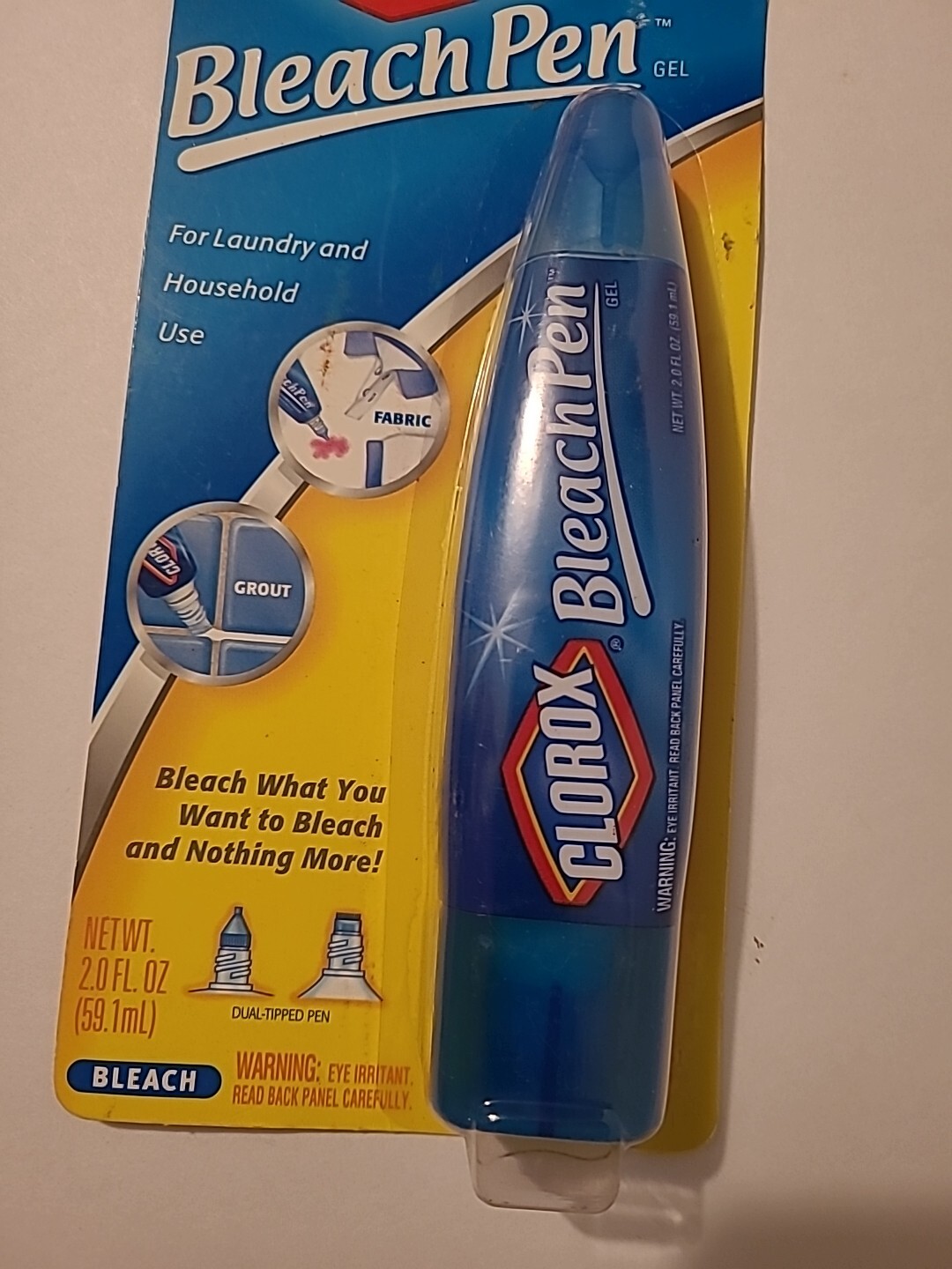Clorox Bleach Pen Gel For Whites Dual Tipped 2 Oz 2002 Discontinued Sealed NIP