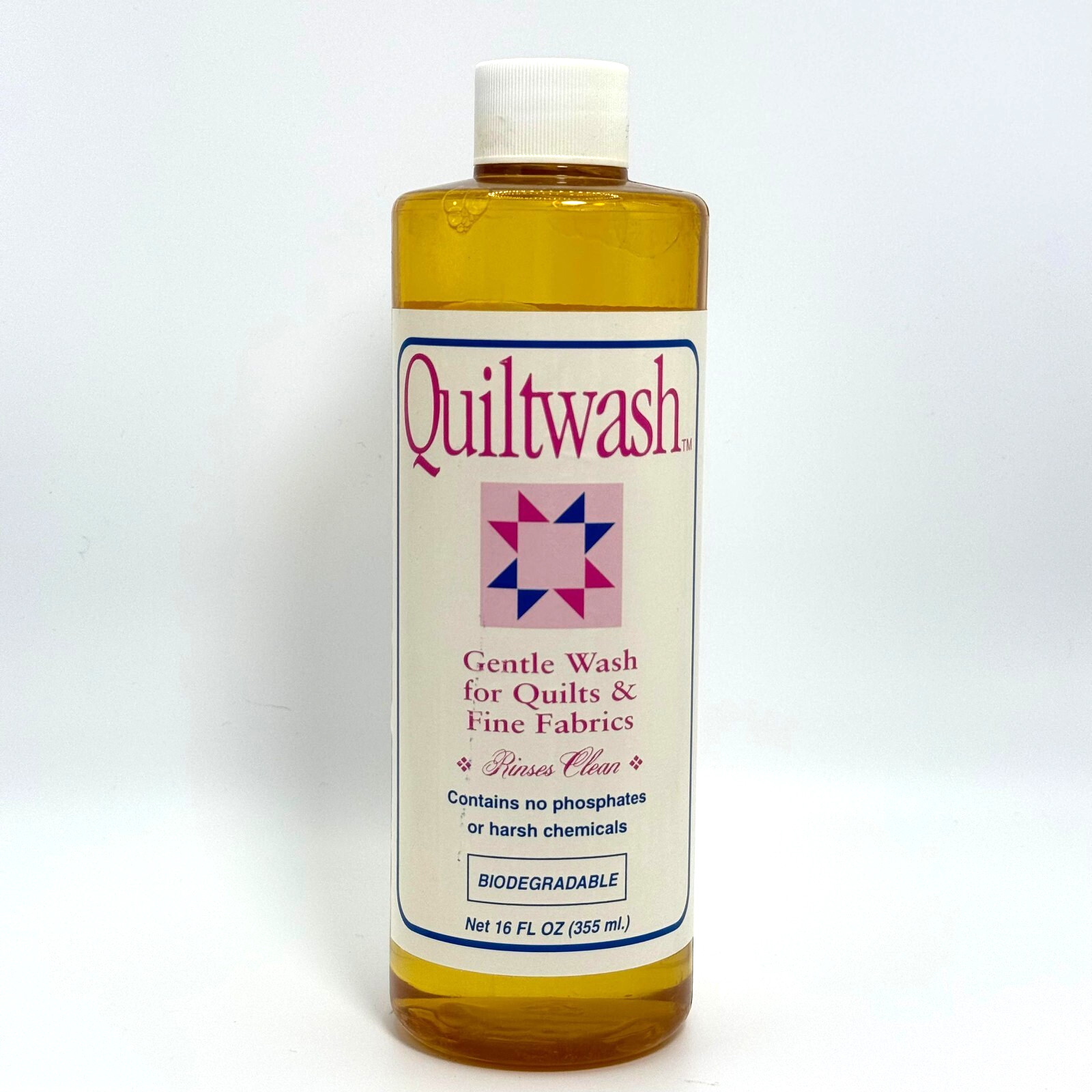 Quiltwash Gentle Wash for Quilts & Fine Fabrics 16 oz – Biodegradable Detergent