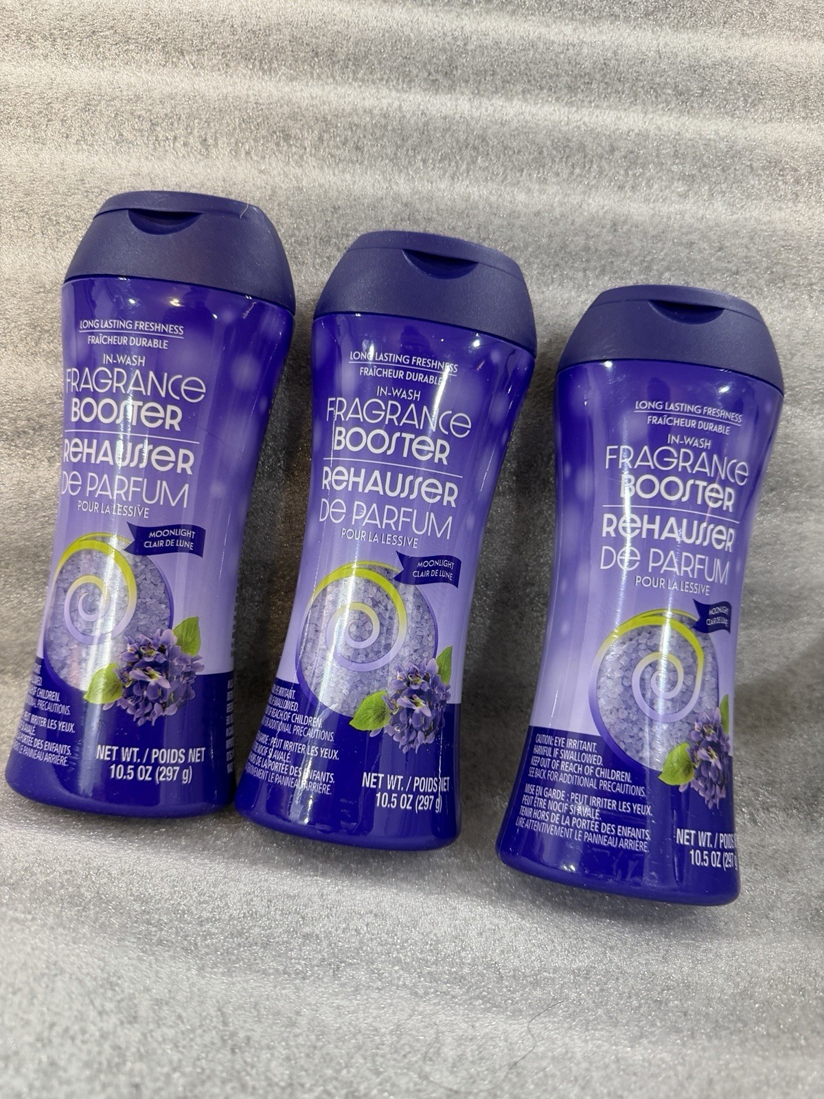 3 Pack In-Wash Fragrance Booster Granule Moonlight Scent 10.5 oz Laundry Booster