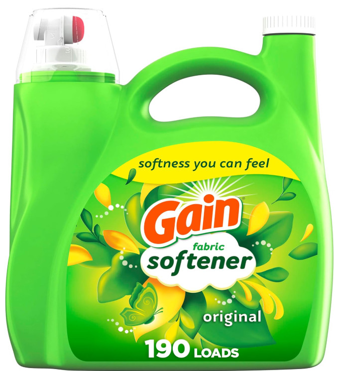 Gain Fabric Softener Original Scent 140 fl oz 190 Loads HE Compatible Pack of 1
