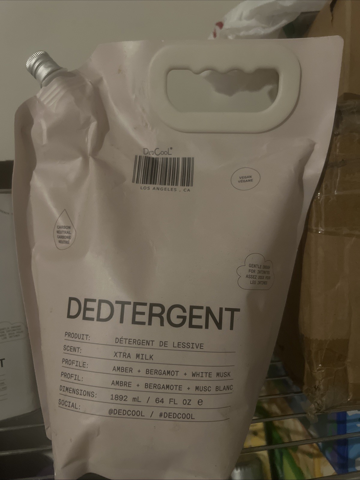 DedCool Liquid Laundry Detergent 05 Spring Fresh Floral Scent 64 fl oz 120 Loads