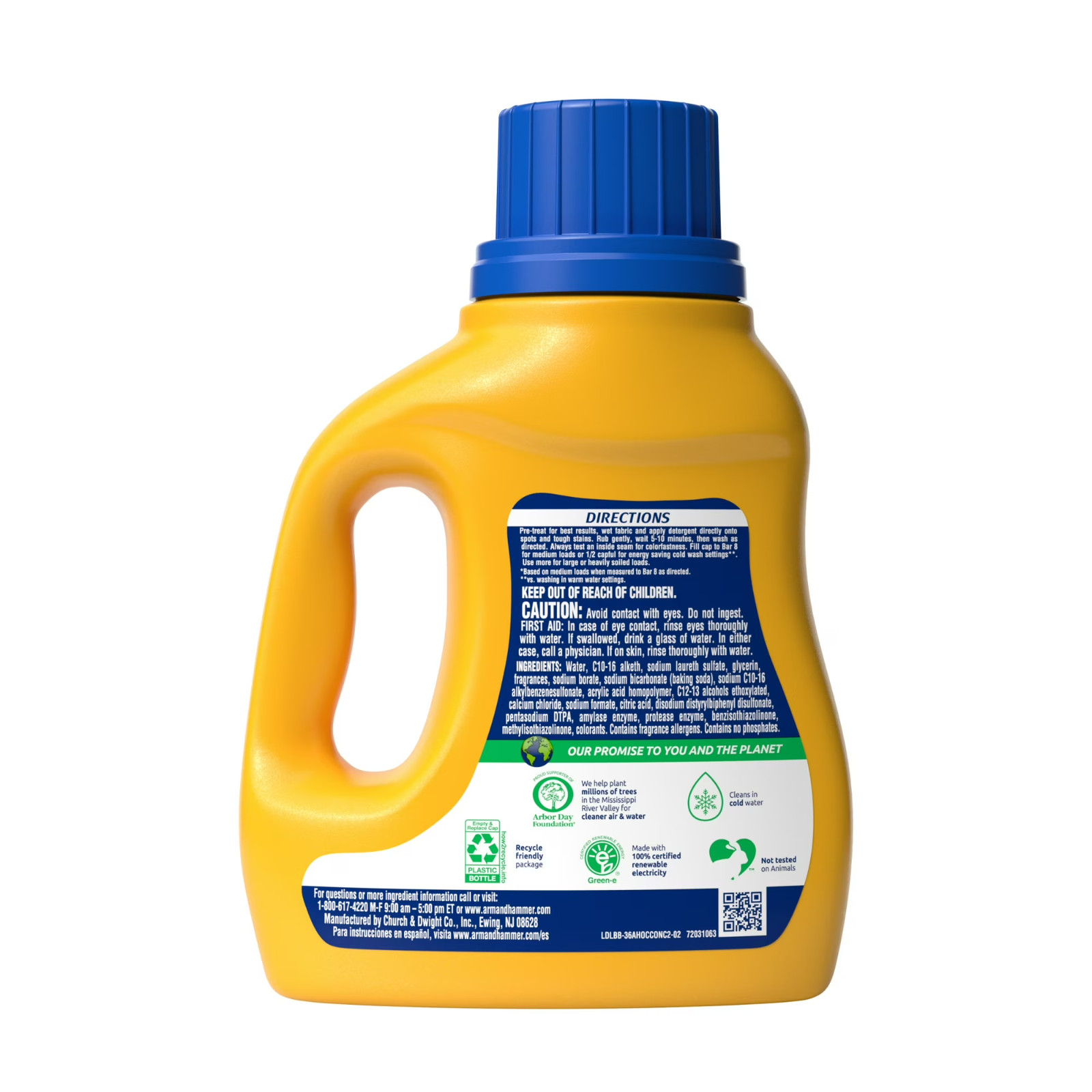 Arm & Hammer plus OxiClean Stain Fighters Laundry Detergent Fresh Scent 25 loads