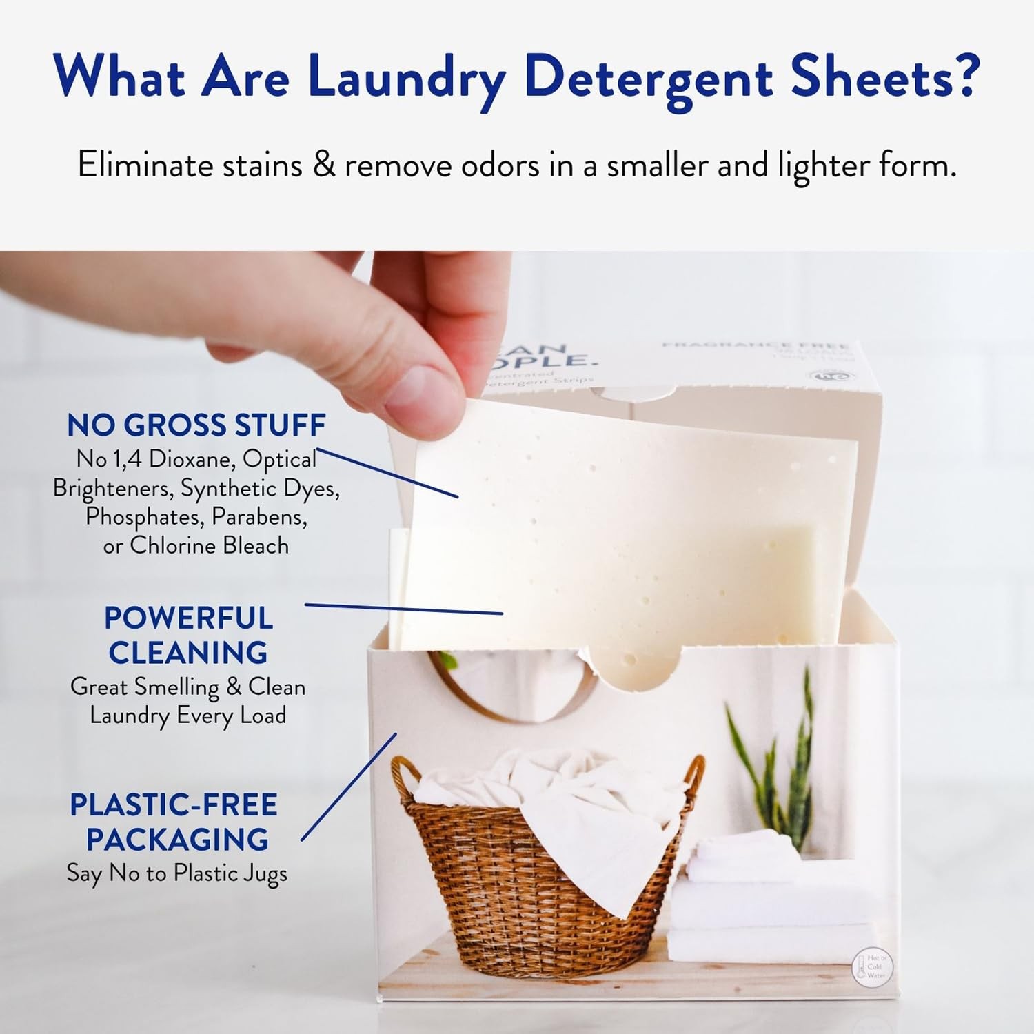Ultra Concentrated Laundry Detergent Sheets – Eco Friendly Laundry Soap for