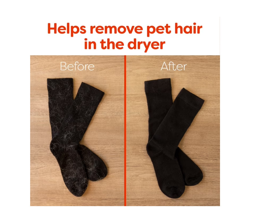 2 PACK bounce Pet Hair & Lint Guard MEGA DRYER SHEETS with 3X Pet Hair Fighter
