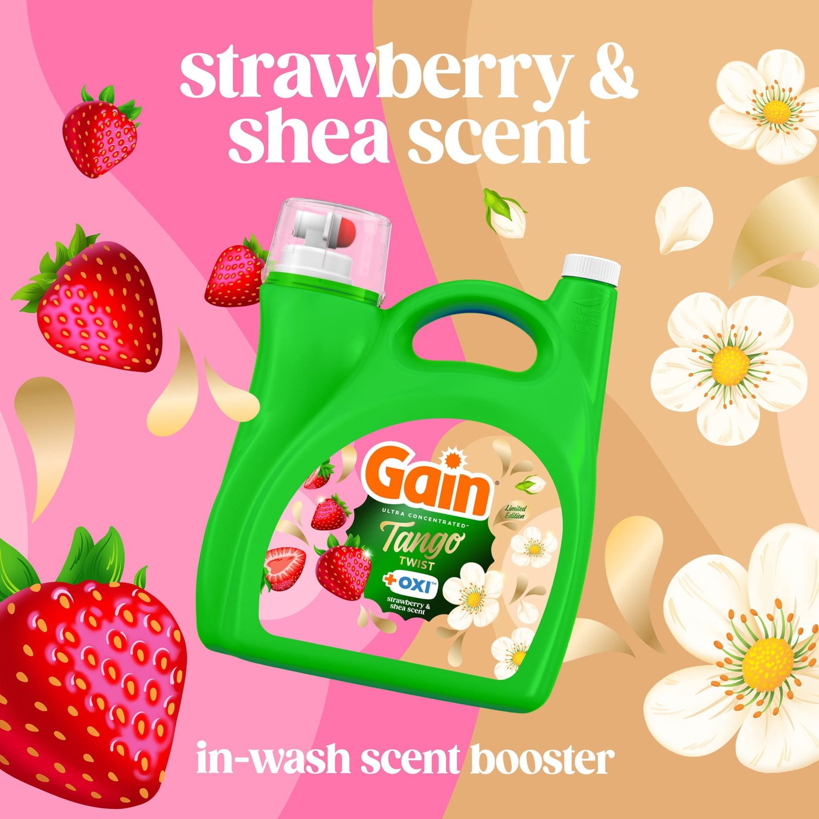 🍓 Gain Tango Twist + Oxi Liquid Laundry Detergent 170oz | 159 Loads FREE SHIPP