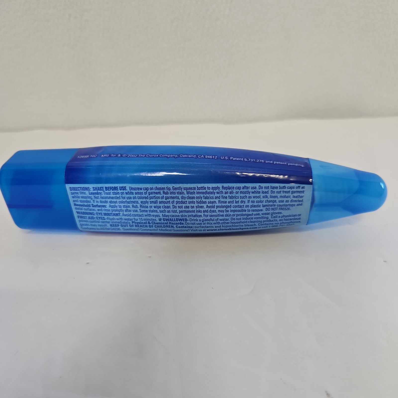 Clorox Bleach Pen Gel 2 oz Dual Tip Stain Remover for Laundry and Surfaces Disc.