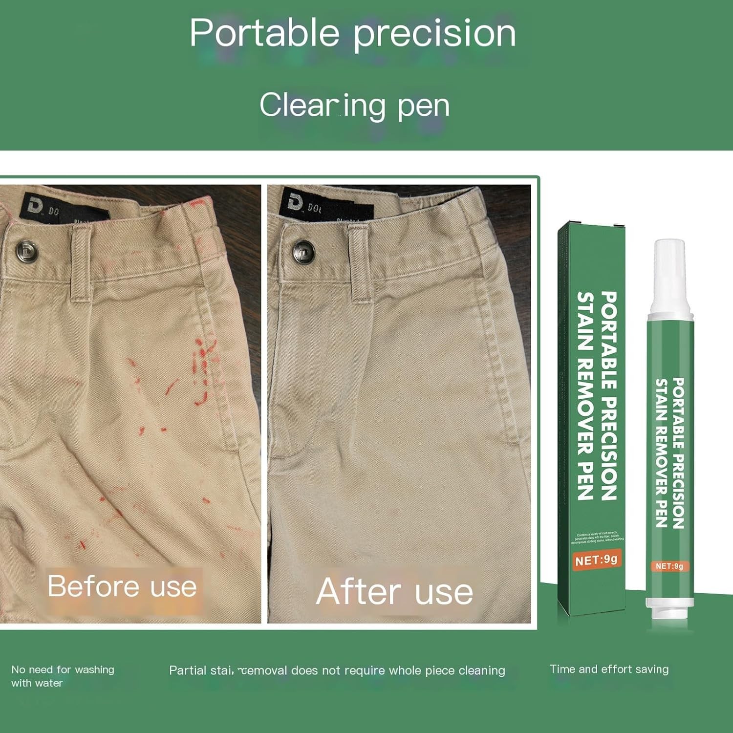 Haiqing Advanced Stain Bleach Pen for Clothing – Essential Travel Size