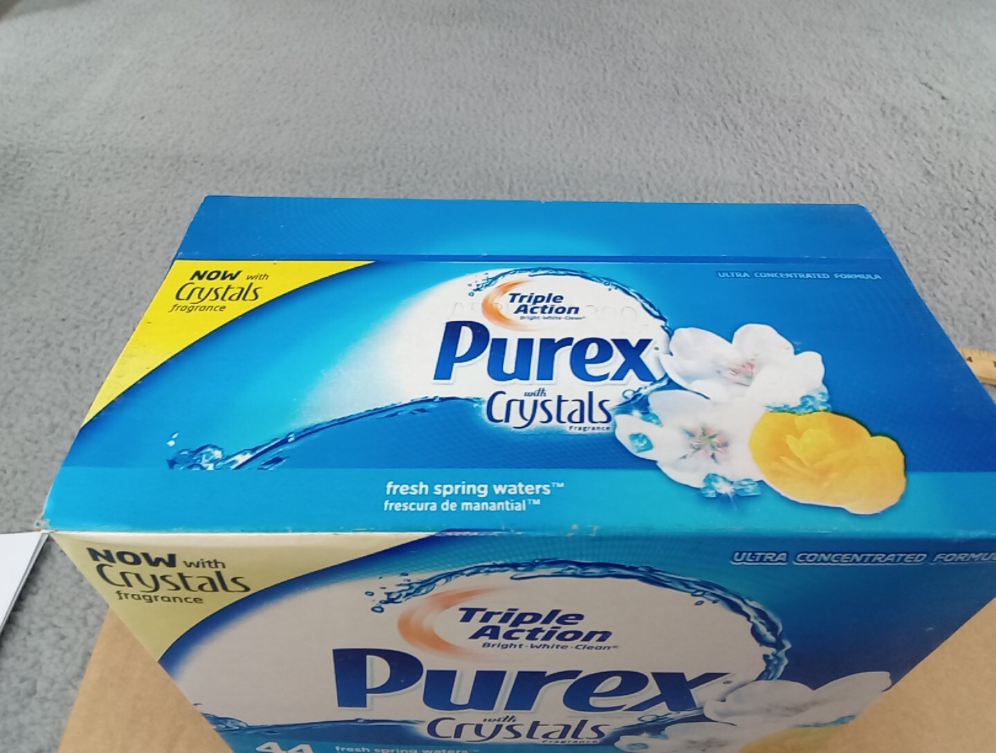 Vintage Purex With Crystals Laundry Detergent Fresh Spring Waters 40oz 44 Loads