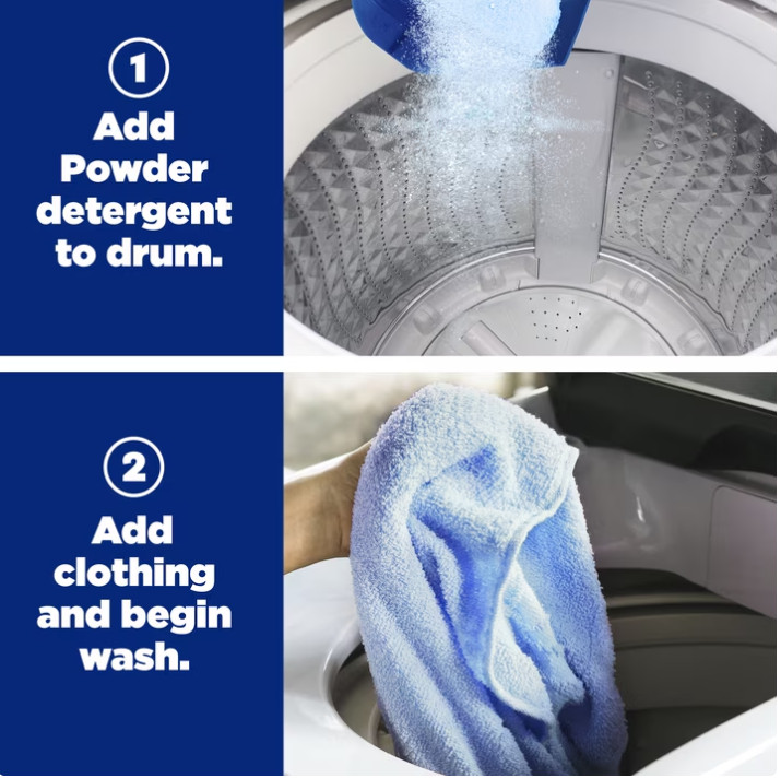 3 Bag Ariel Laundry Detergent Powder, Original Scent, 5.8 kg, 129 Loads/ Bag