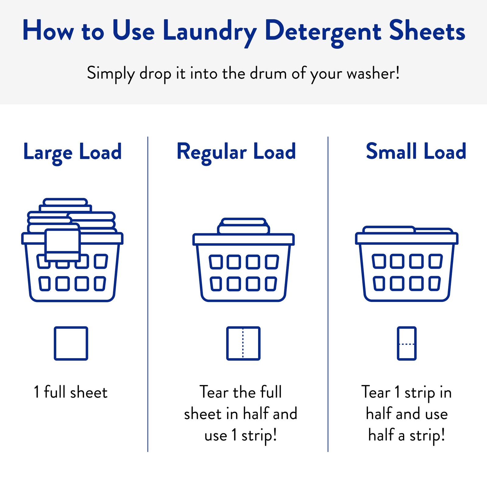 The Clean People Fragrance Free Laundry Detergent Sheets – Laundry Soap –