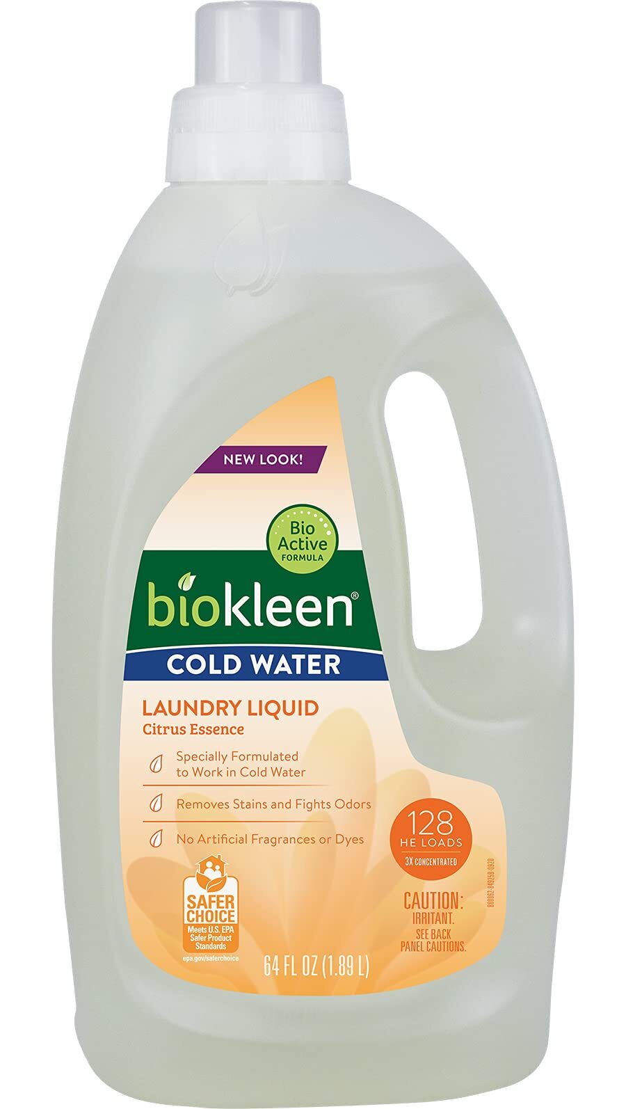 64 Fl Oz Plant Based Laundry Detergent Eco Friendly Non Toxic Cleans Tough St…