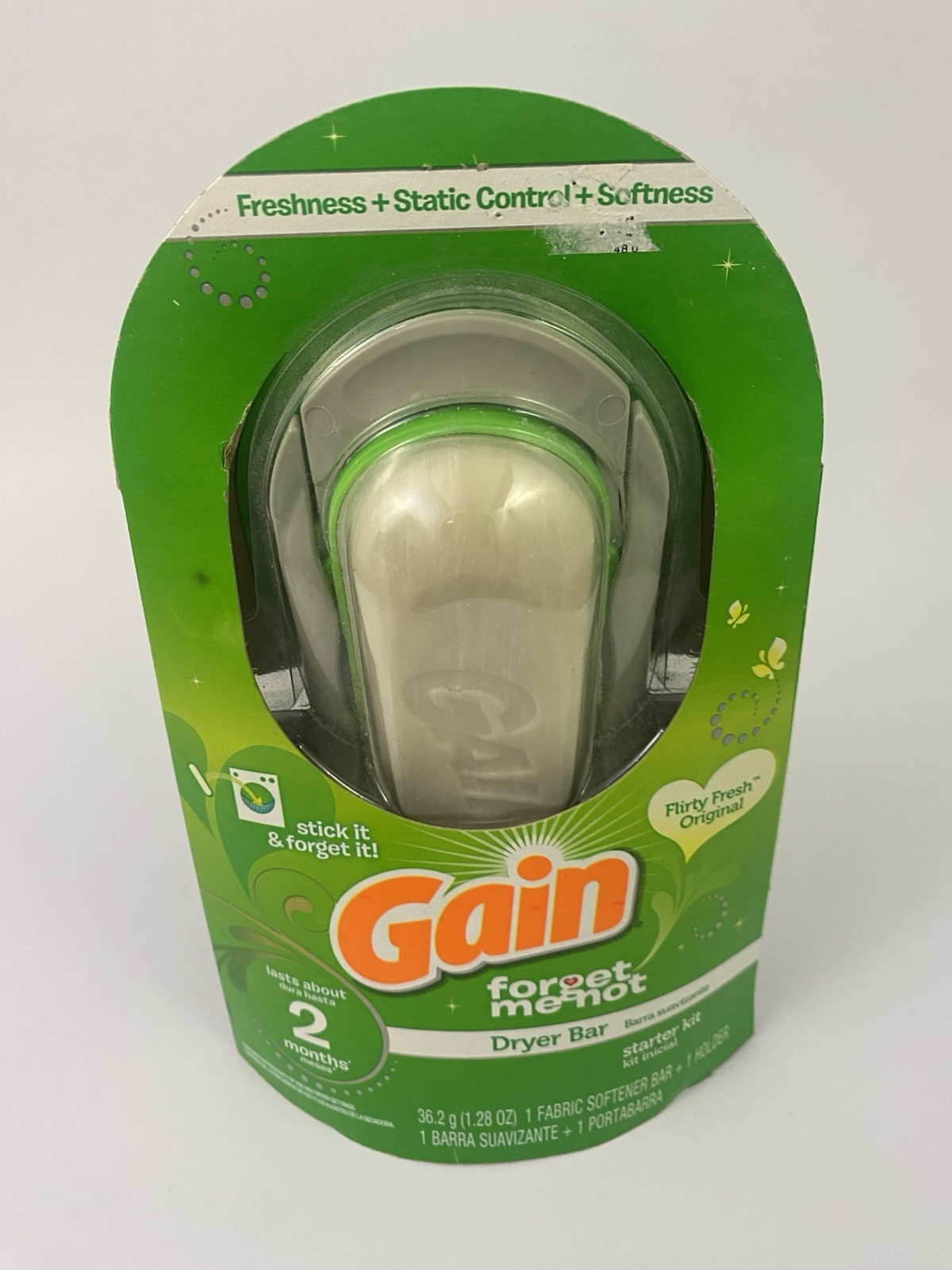 New Gain Forget Me Not Dryer Bar Flirty Fresh Starter Kit 2 Months
