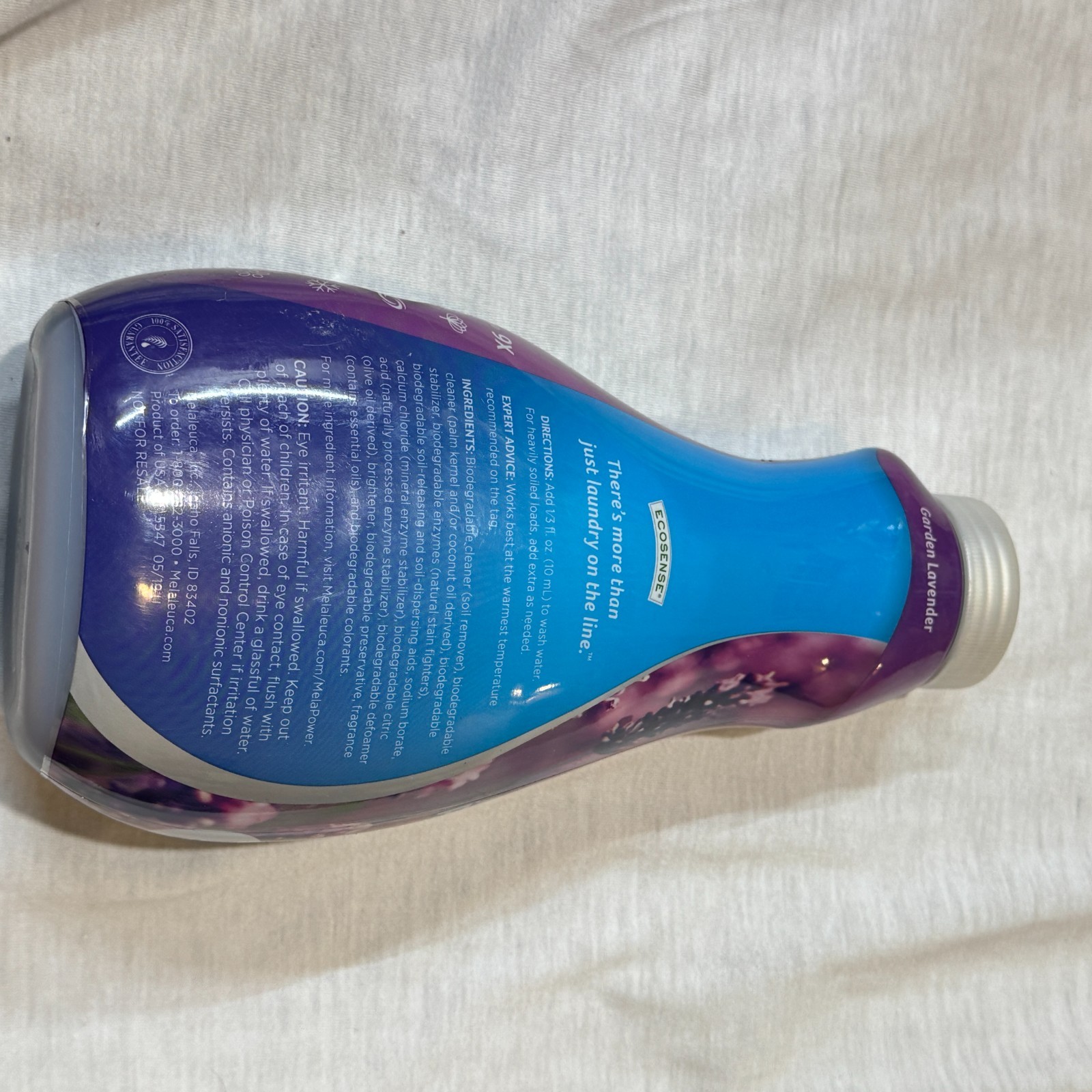 Melaleuca EcoSense MelaPower 9x Laundry Detergent Garden Lavender Scent 32 Fl Oz