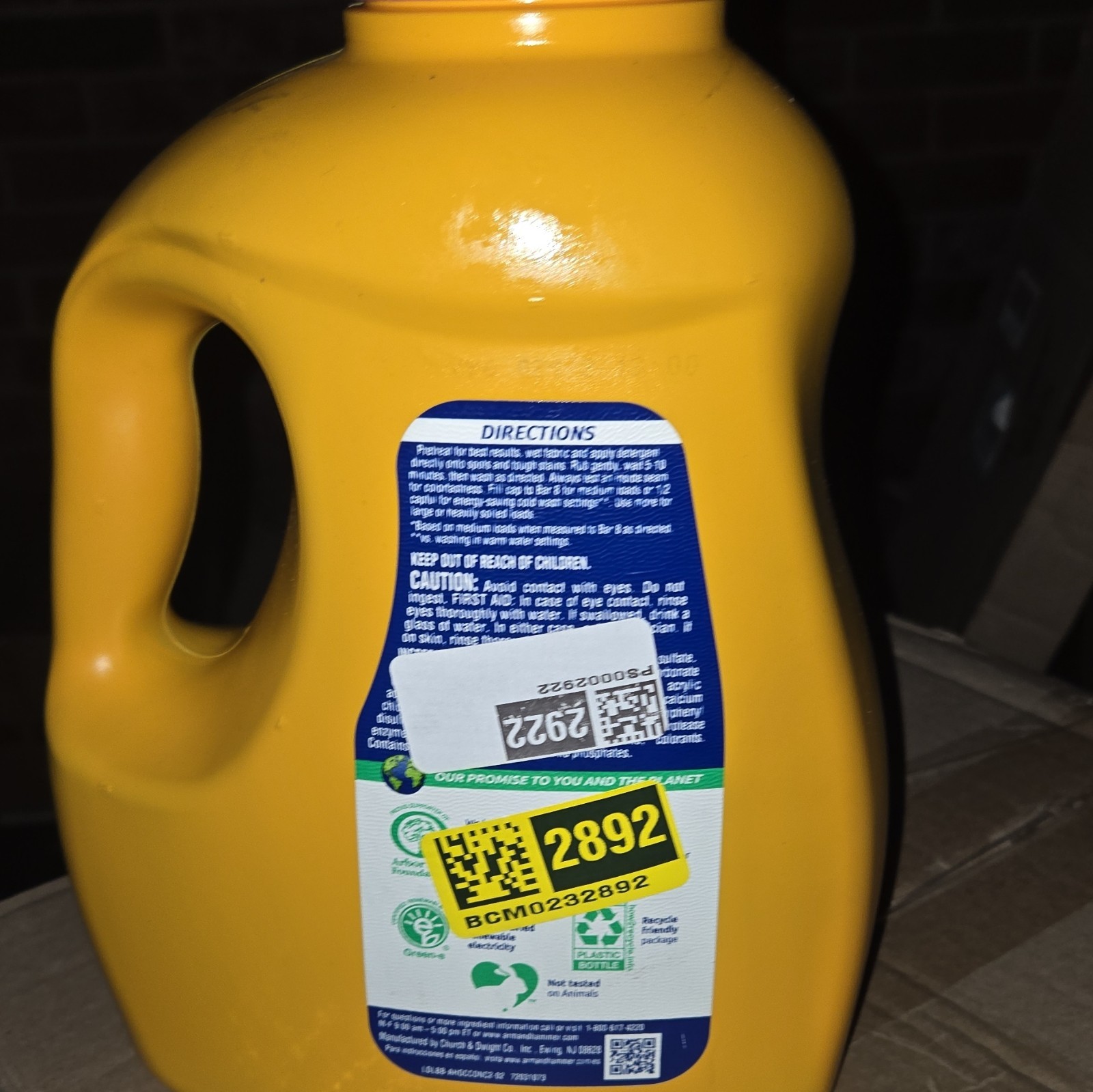 Arm & Hammer + OxiClean Odor Blasters Liquid Fresh Burst Detergent 77 Loads