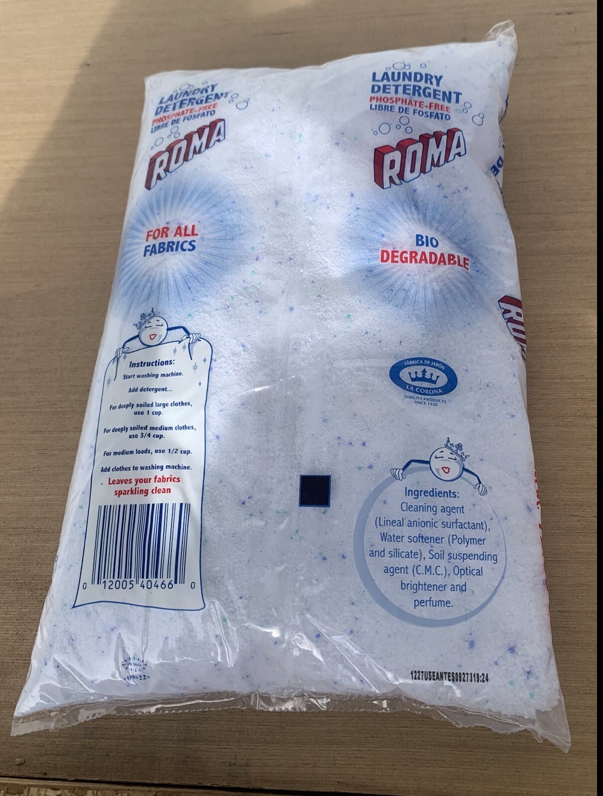 Roma Laundry Detergent 1.1 Lb. 4 Pack