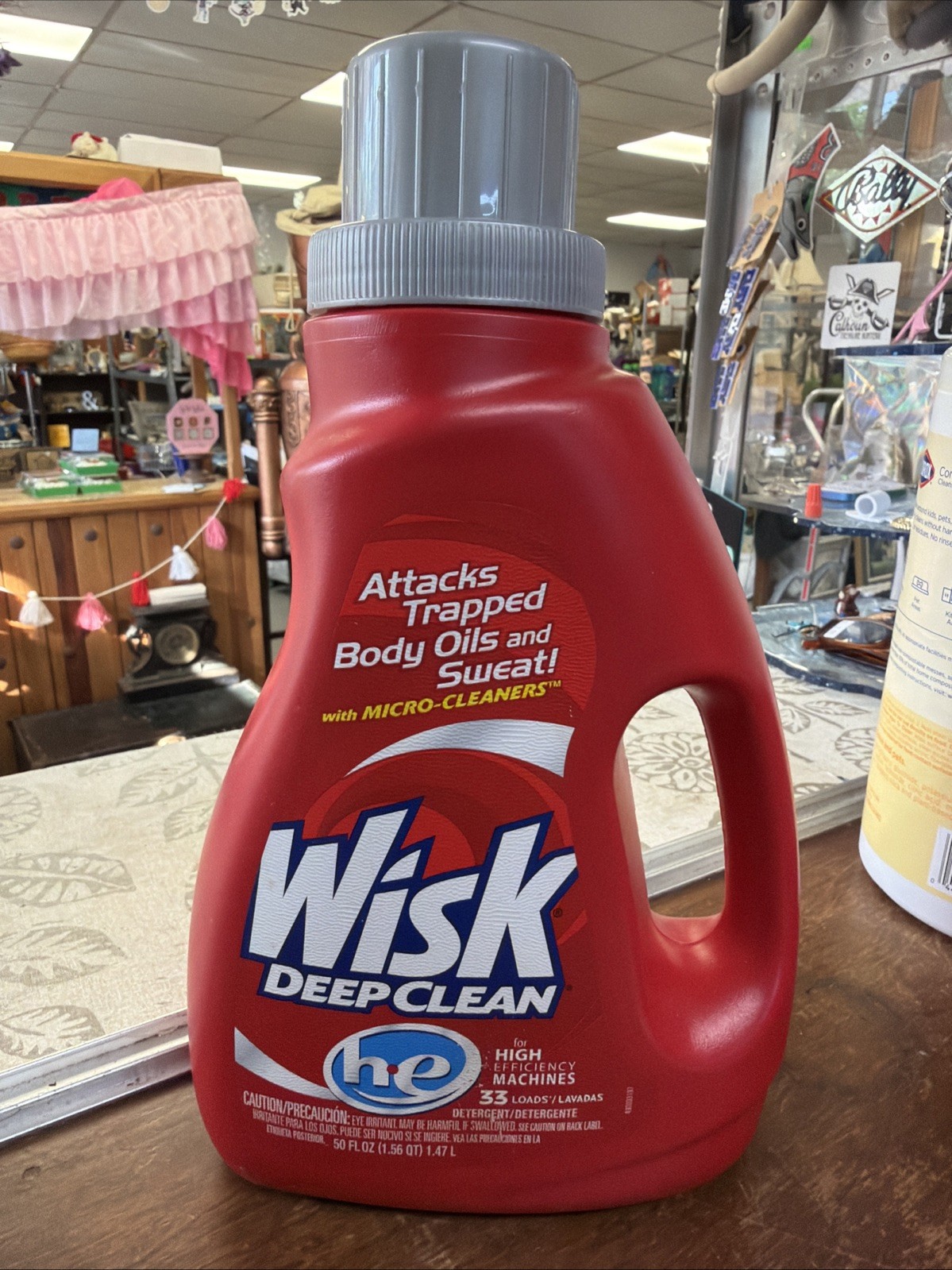 Wisk Deep Clean HE High Efficiency Laundry Detergent MicroCleaners 33 Loads 50oz