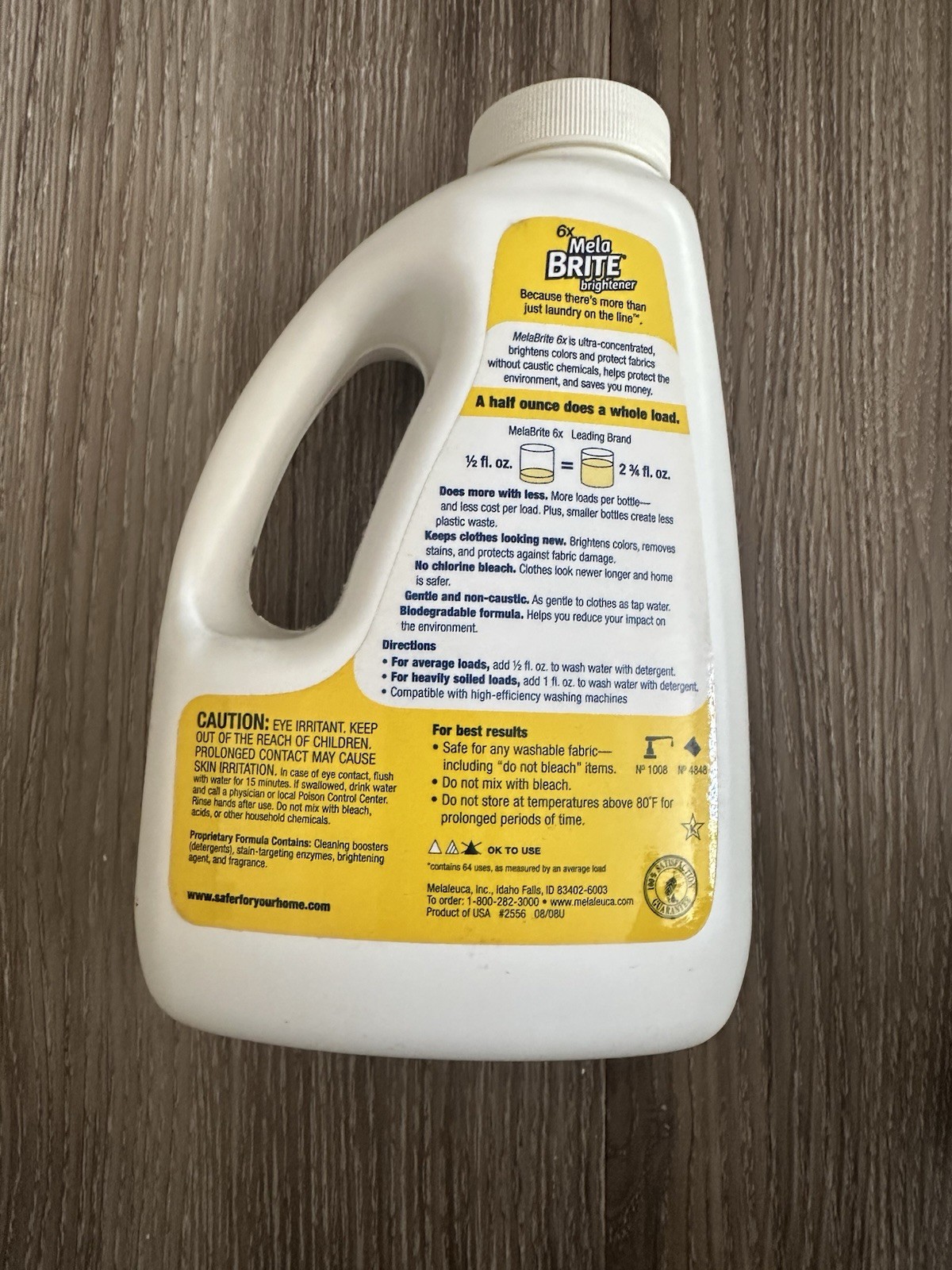 MELALEUCA Ecosense Mela Brite Color Booster Laundry Detergent /Scent-Free 32oz