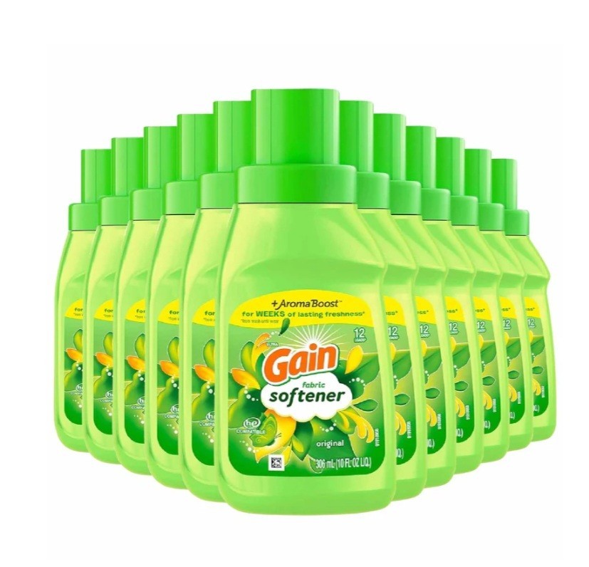 Gain Original and Aroma Boost Fabric Softener 10oz- 12 Packs