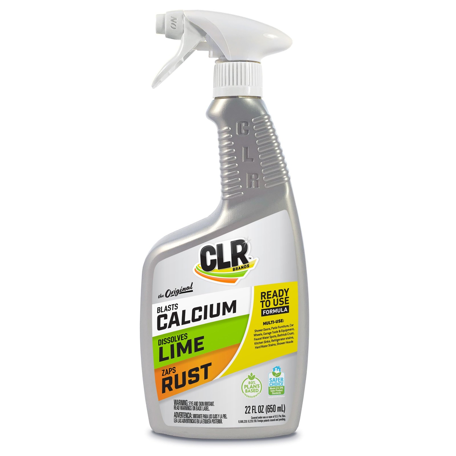 CLR Brands® Lime & Rust Remover, Blasts Calcium, 22 Fl Oz (Pack of 1)