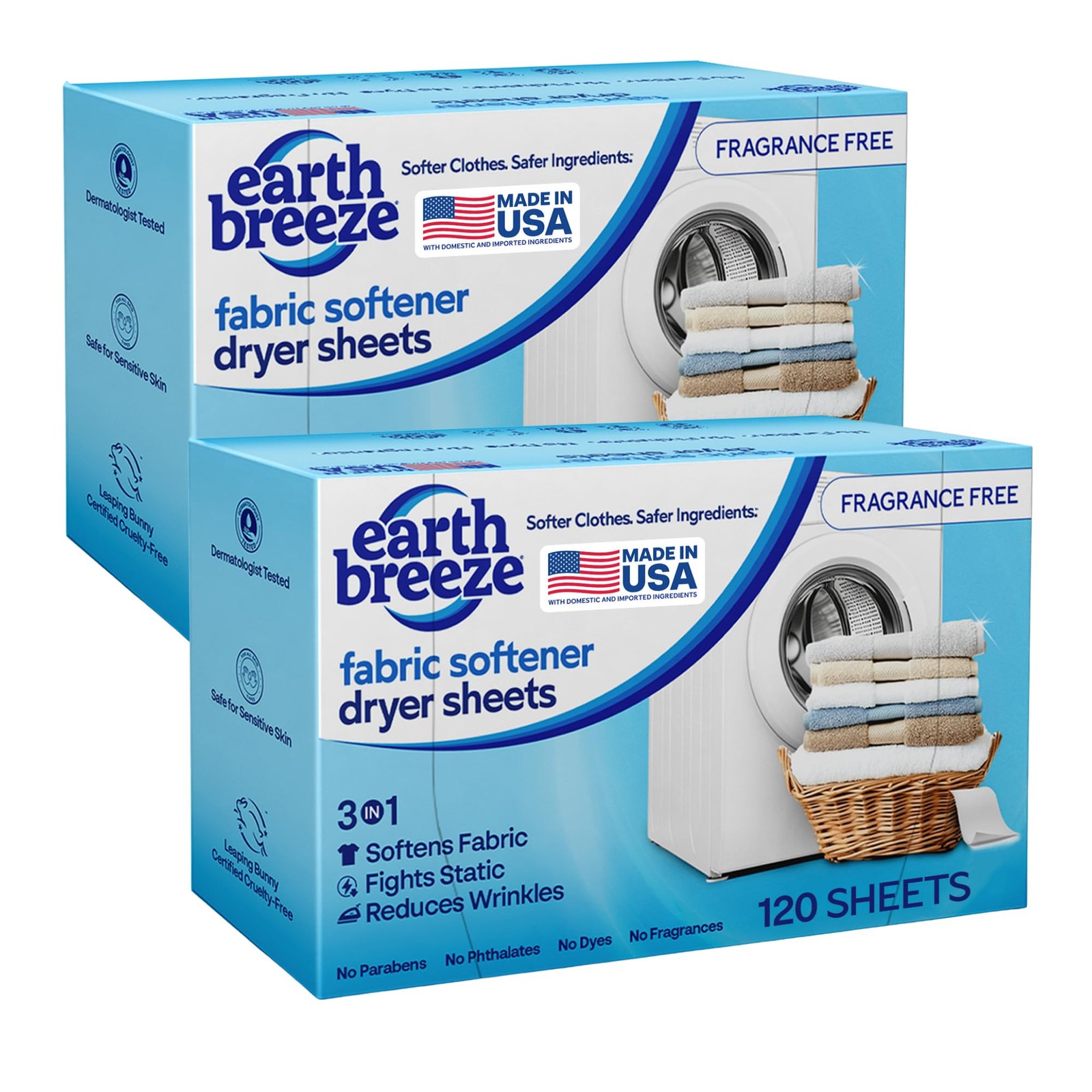 Fabric Softener Dryer Sheets – Fragrance , Hypoallergenic, No Harsh Chemicals…