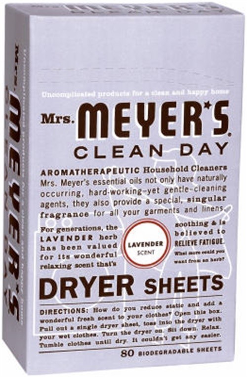 Mrs. Meyer’s Clean Day Lavender Scent Fabric Softener Sheets 80 pk
