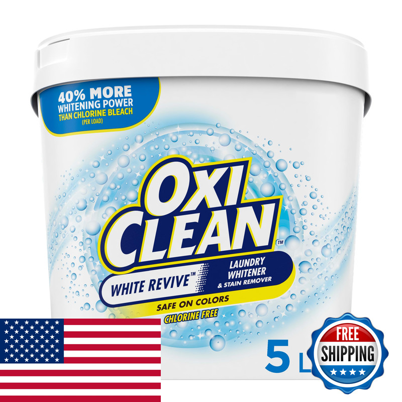 Oxiclean White Revive Laundry Whitener And Stain Remover Powder Alternative To
