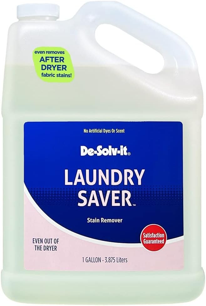 Laundry Saver Stain Remover – 1 Gallon Unscented Biodegradable Liquid Cleaner