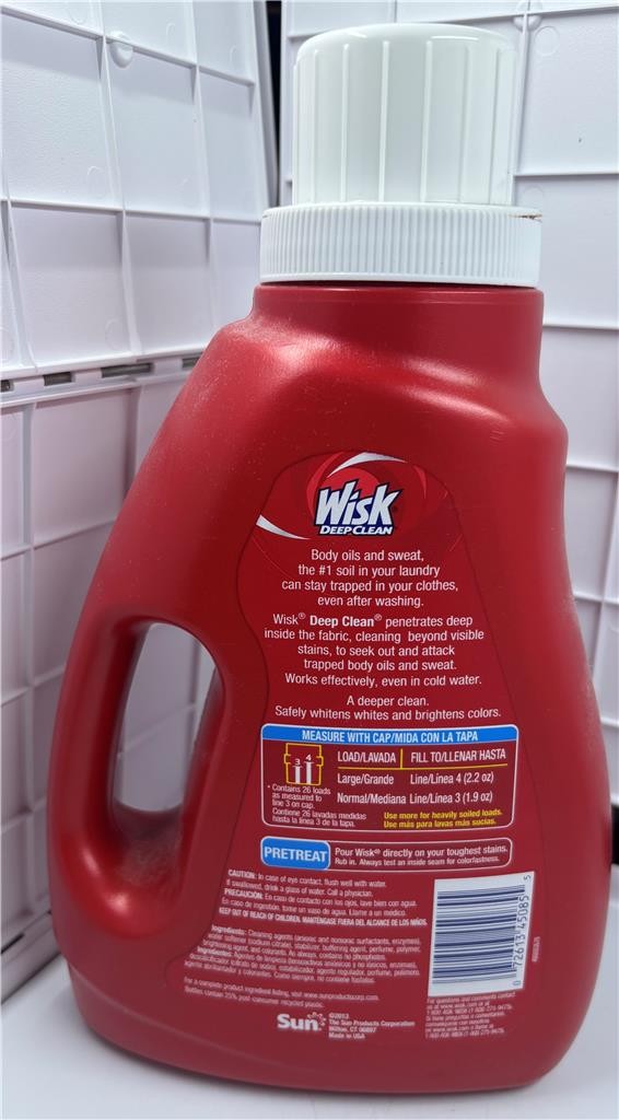 Wisk Deep Clean Plus Oxi Complete Laundry Detergent 50 Fl Oz/ 26 Loads Rare full