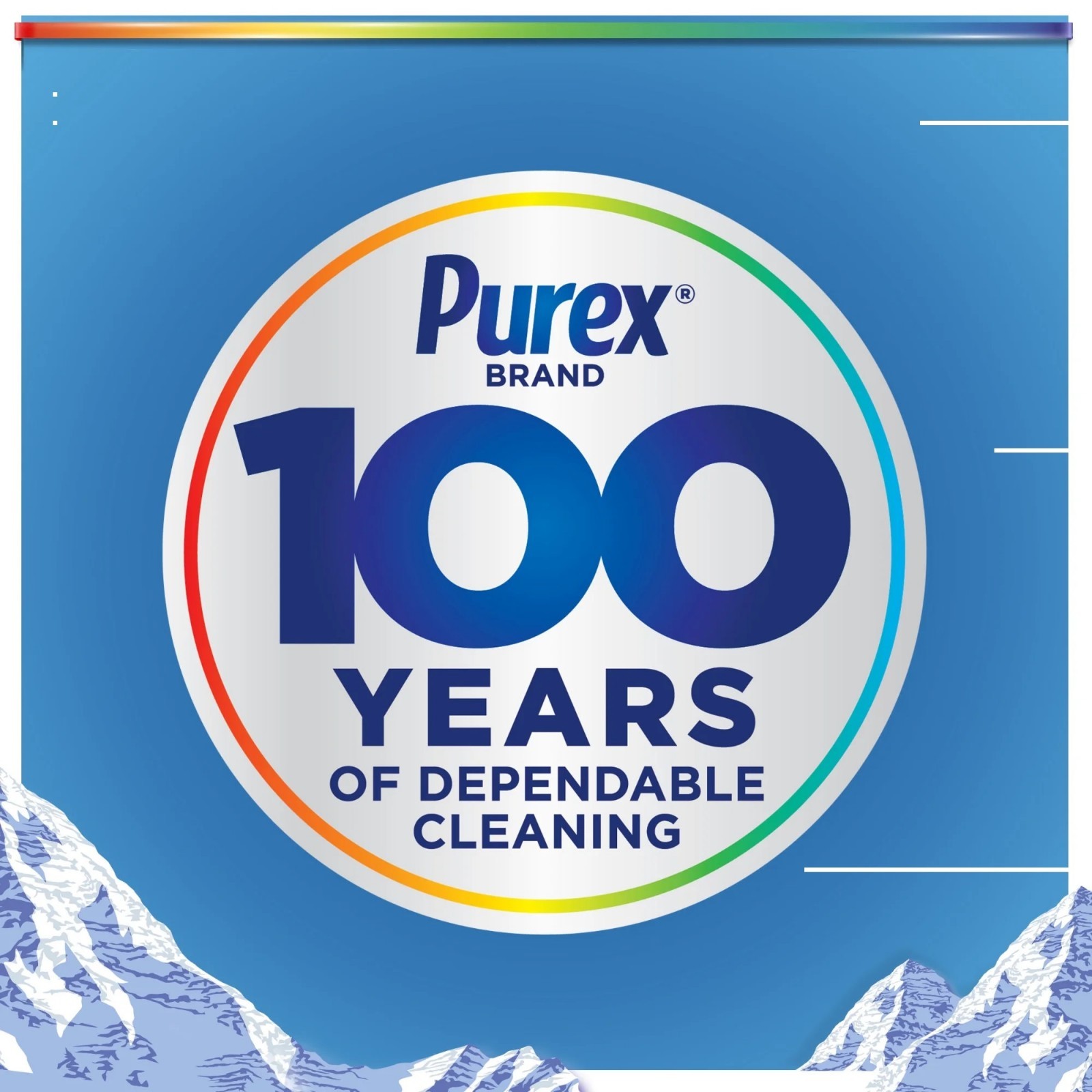 Purex Mountain Breeze Liquid Laundry Detergent – 250 fl oz, Up to 192 Loads