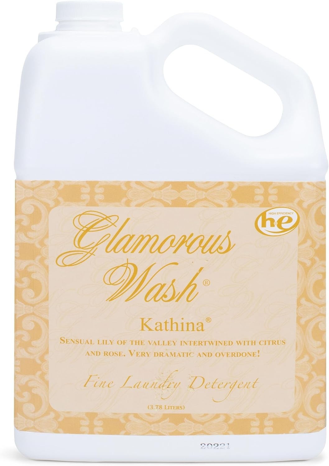 Luxury 128 Oz TYLER Glamorous Laundry Detergent – Chemical-Free Citrus Formula