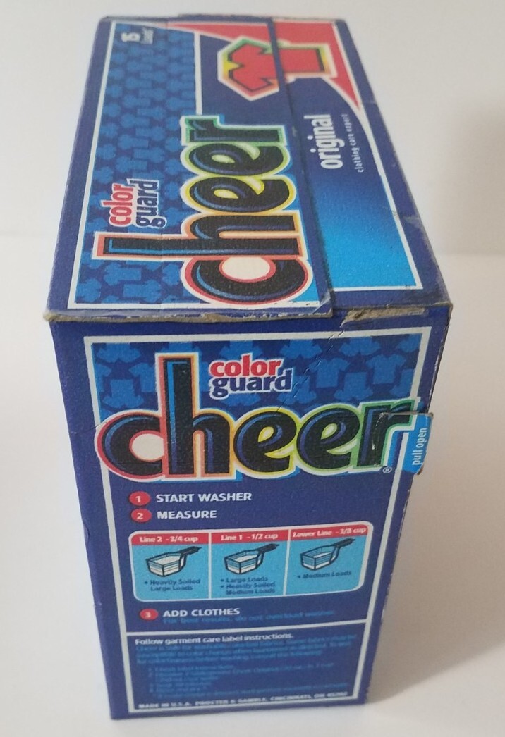 1-Cheer Color Guard Original Powder Laundry Detergent 26oz 15 Loads NEW