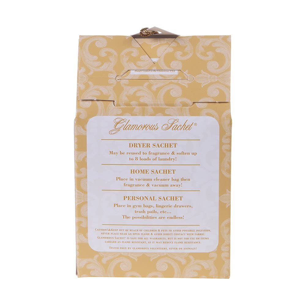 Tyler Glamorous Sachets 4 Pack Multi Color Laundry and Home Fragrance