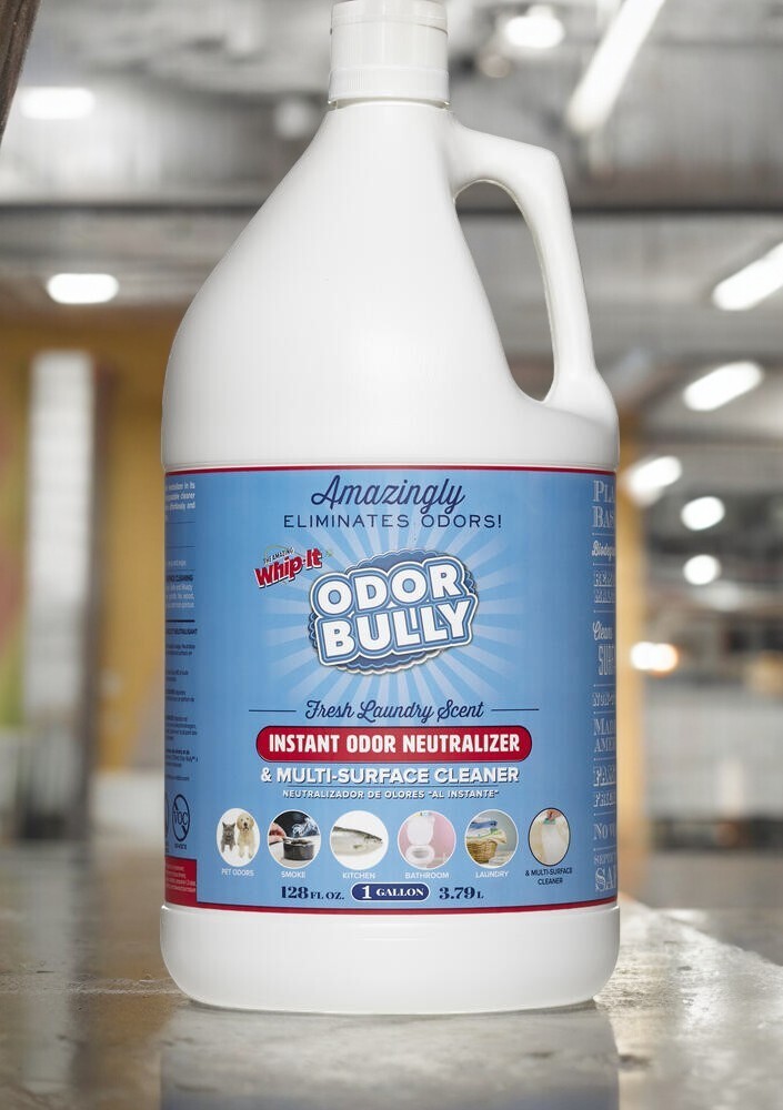 Whip-It Odor Bully Fresh Laundry Scent Odor Neutralizer 128 oz. Surface Cleaner