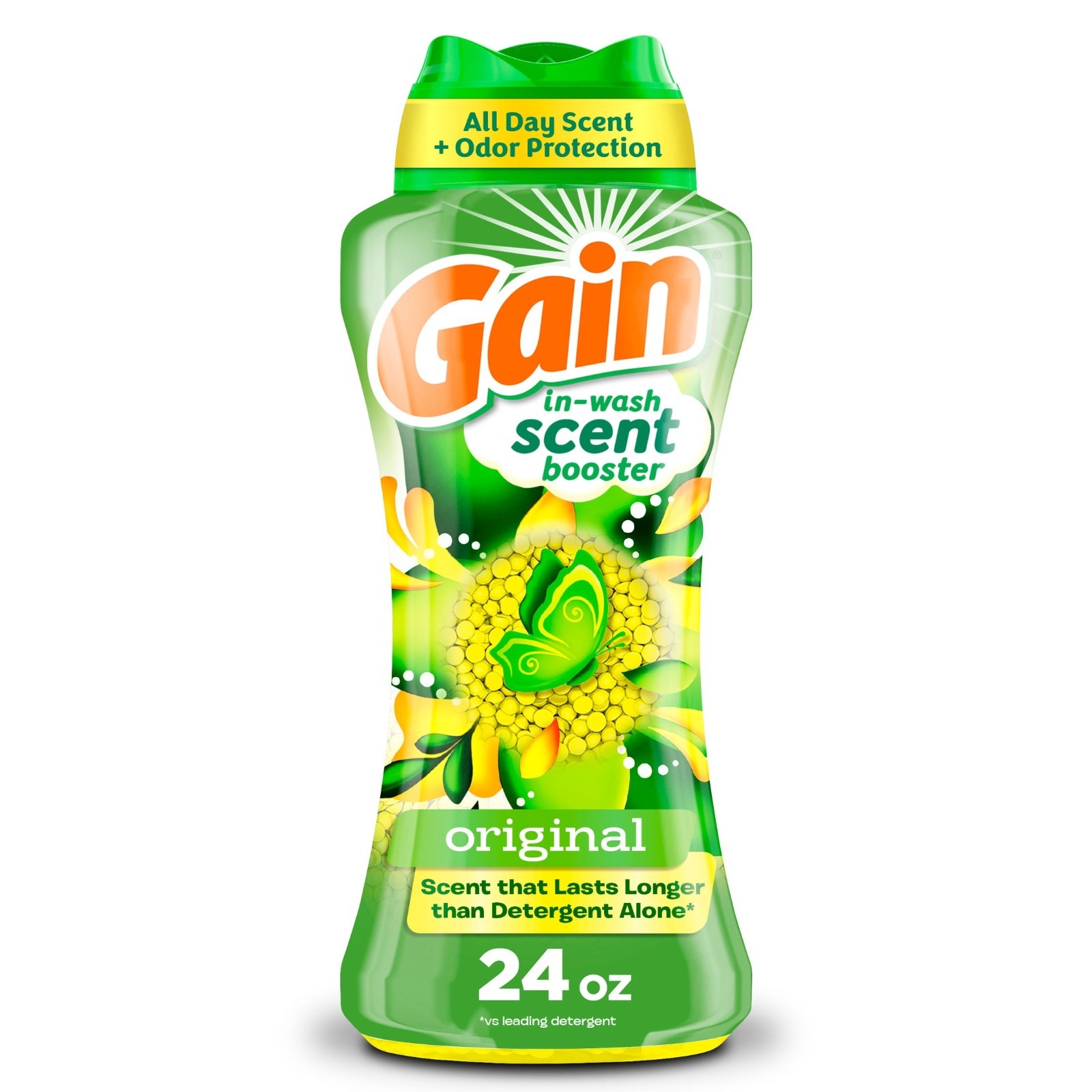 3 Pack Gain Fireworks In-Wash Scent Booster Laundry Beads Original Scent, 24 oz
