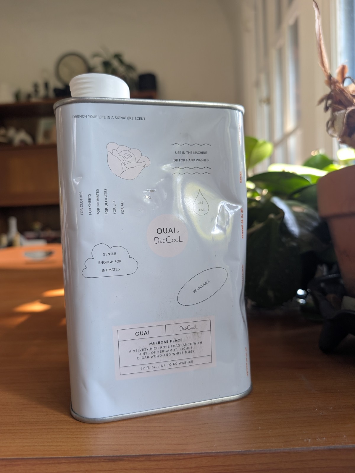 Ouai DedCool Melrose Place 32oz Laundry Detergent, New, Sealed, Scratch And Dent